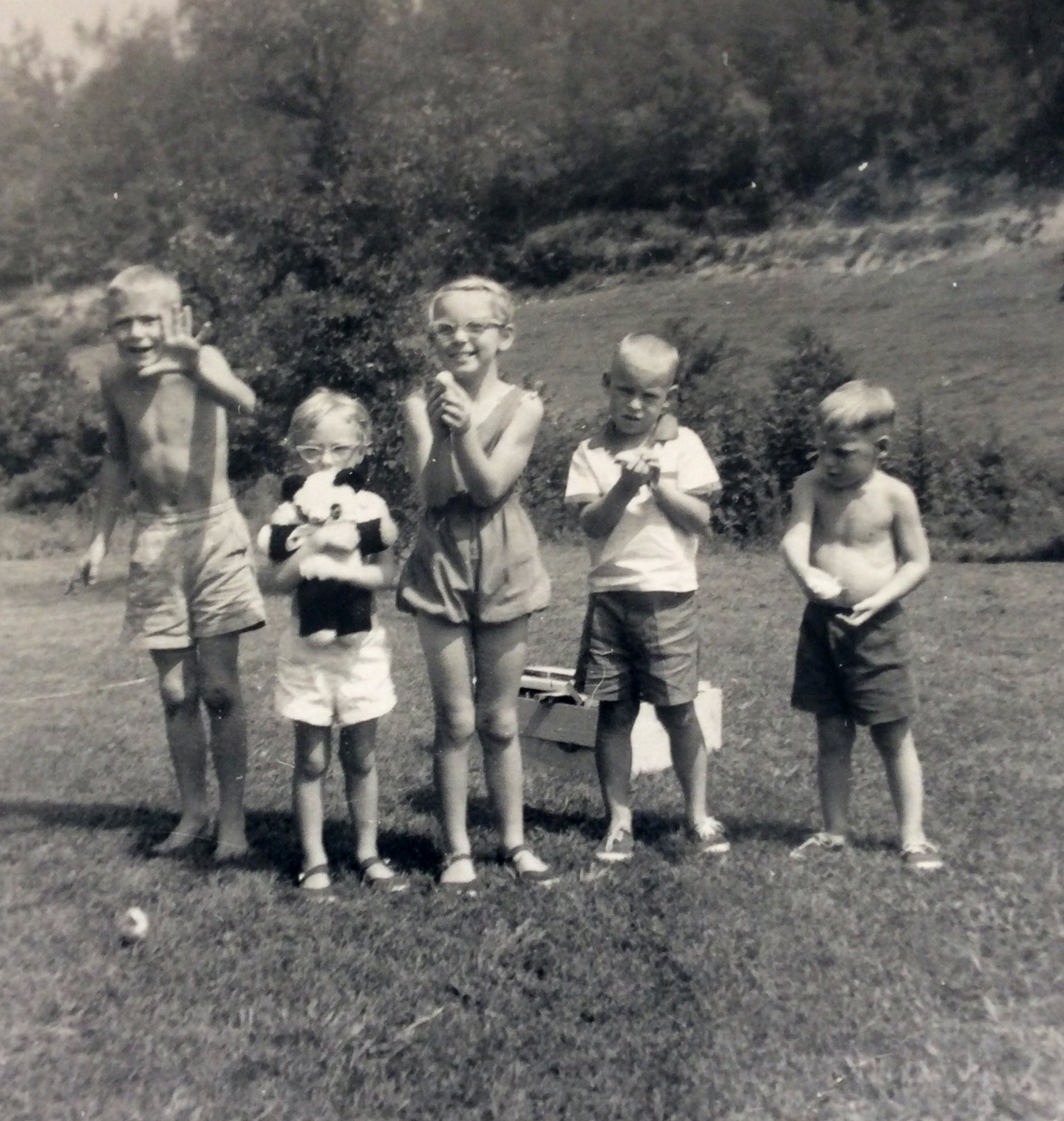 Spending time with family in Tn 1958 or 1959 