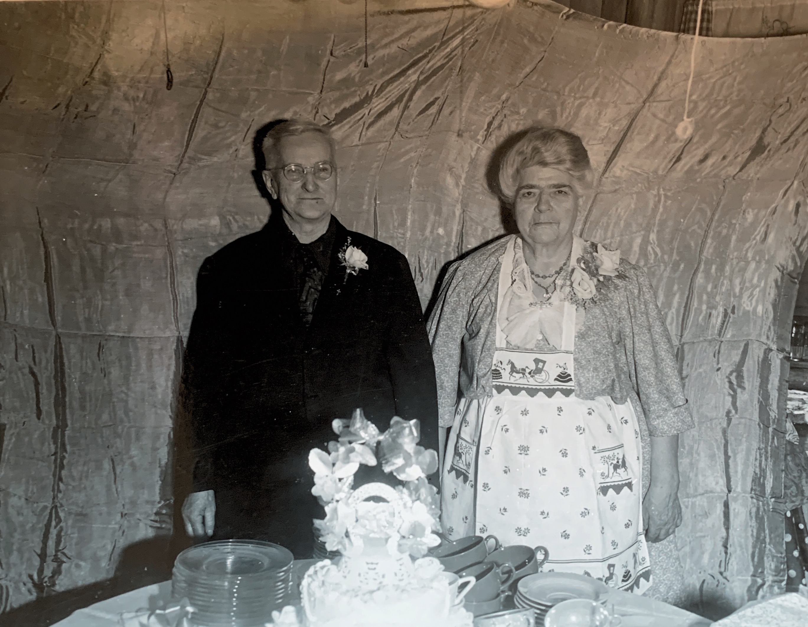 50th Golden wedding anniversary of Andrew and Mary Bayer Feb 12 1956