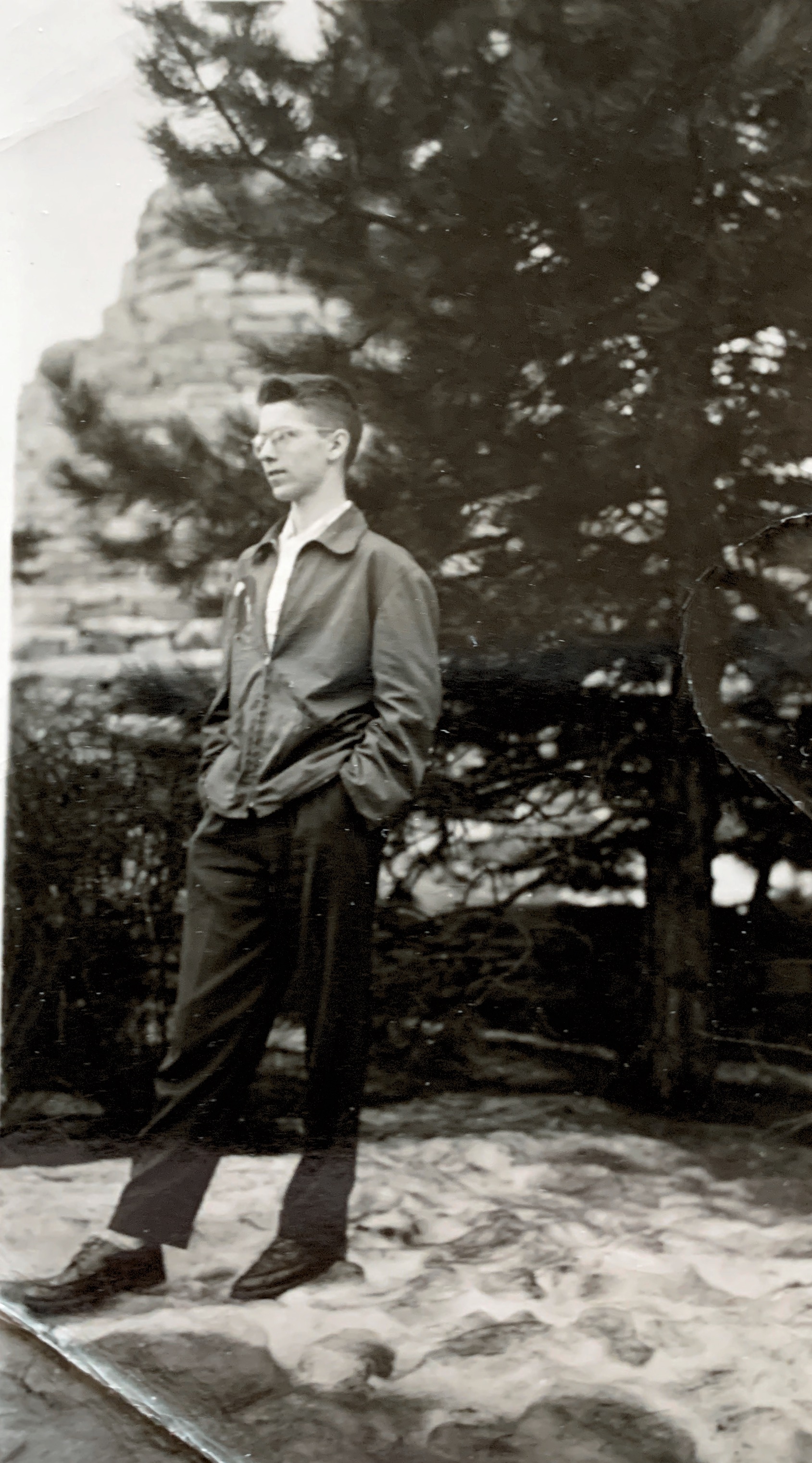 Dick Kasper at Washington Park, spring 1947