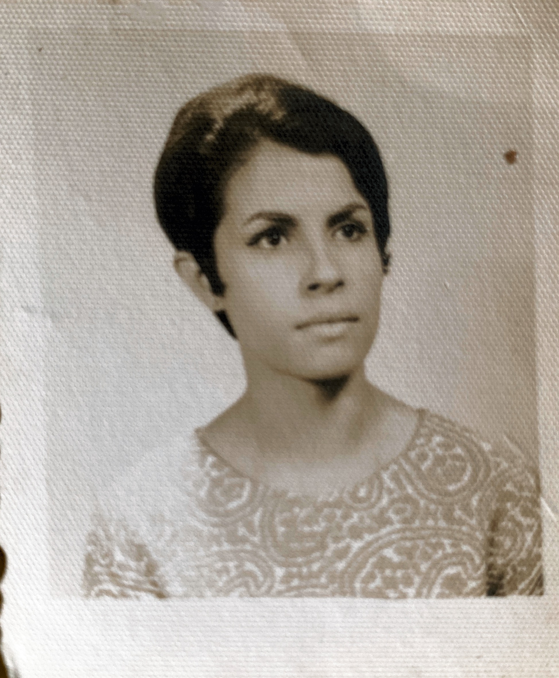 Mi madre panameña Migdalia Castillo. 1957