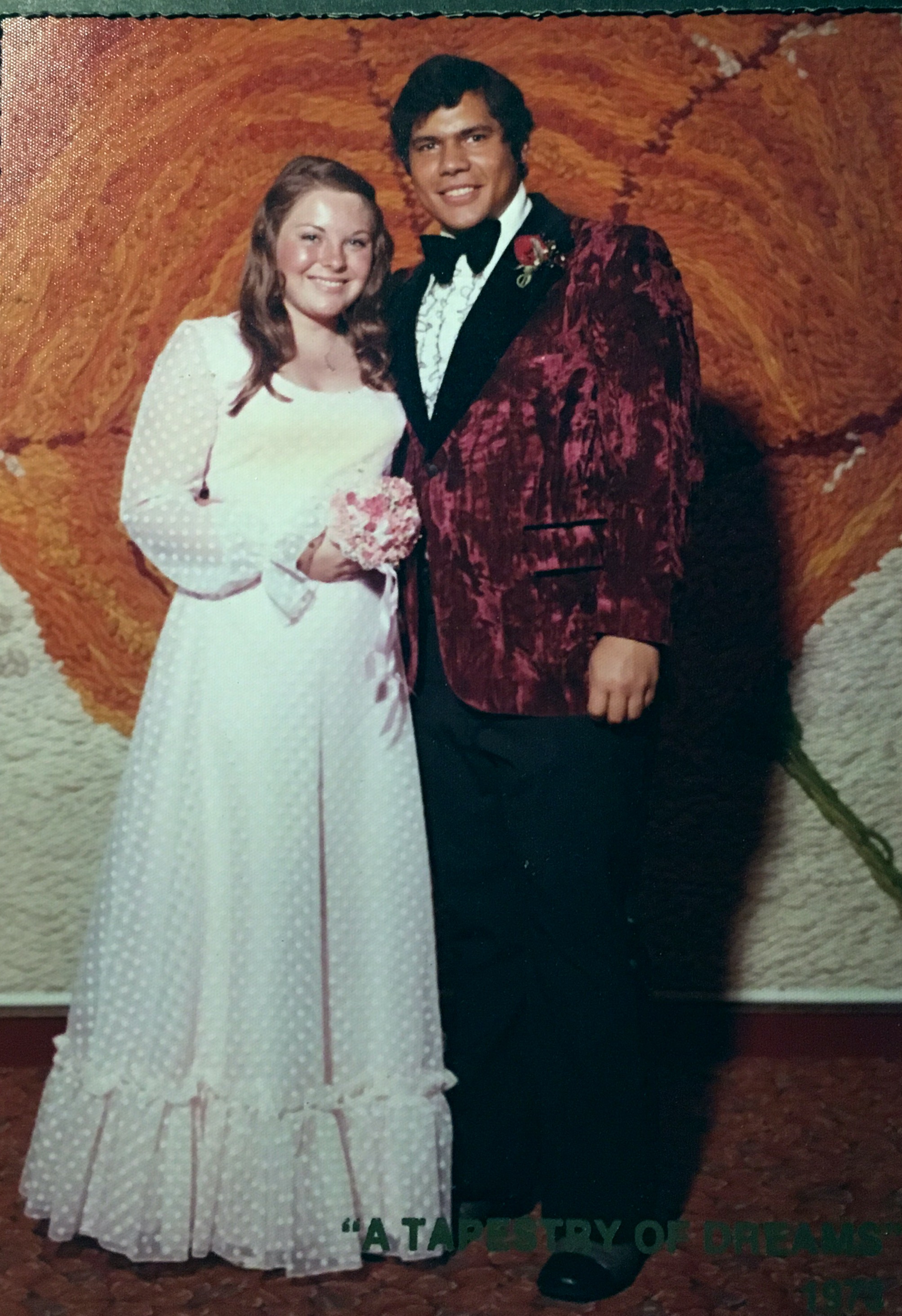 Mater Dei High School 1973 Prom with Marcia Flesch
