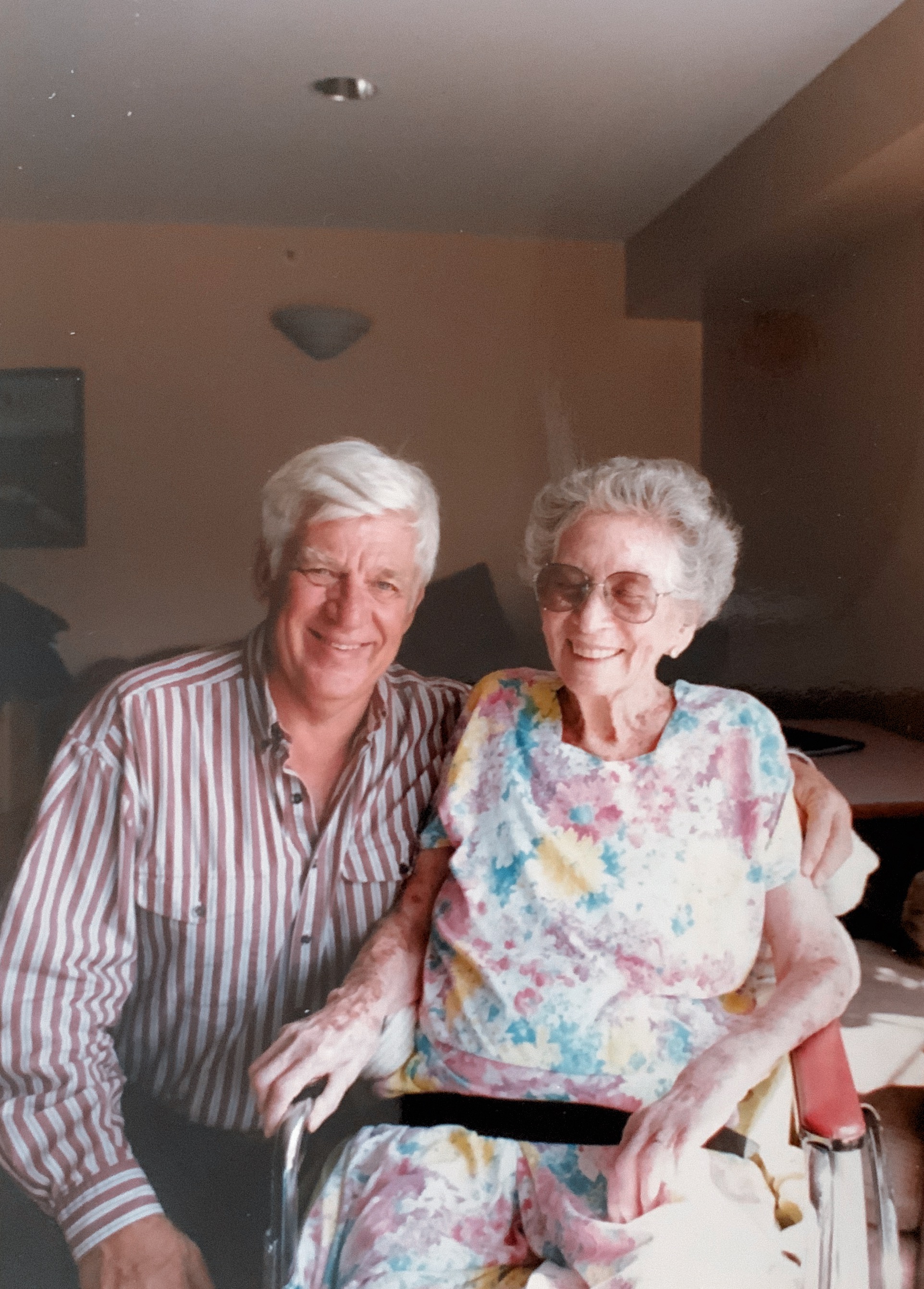 Dad and Nana 1993.