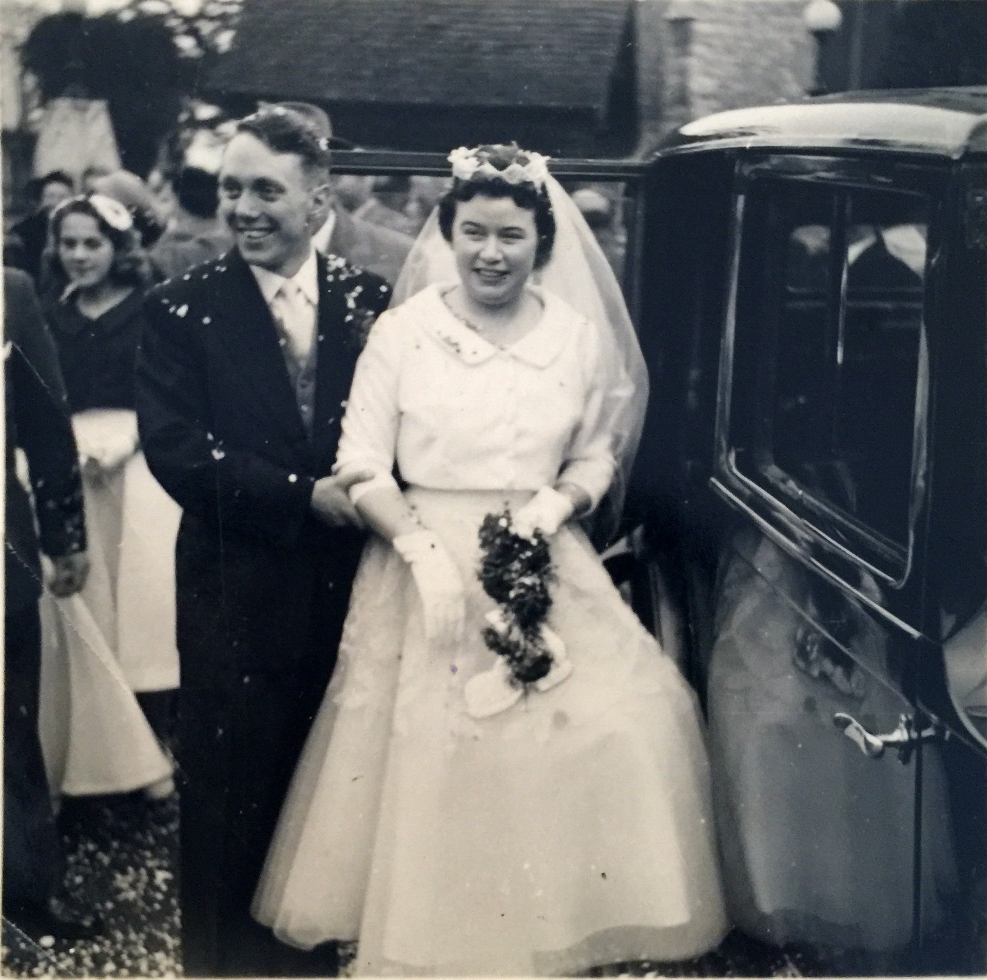 Just Married! West London. UK 1956