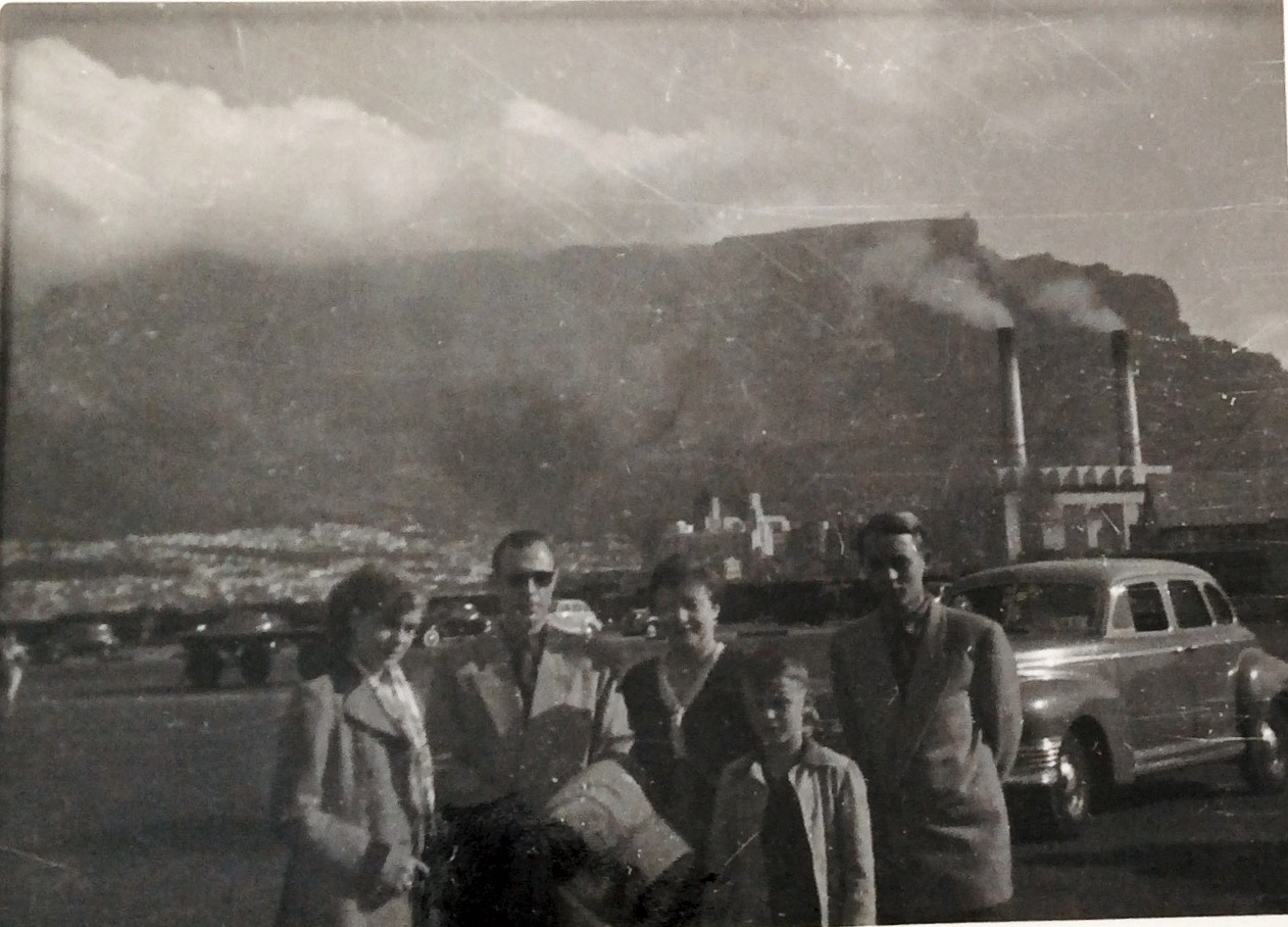JUST ARRIVED IN CAPE TOWN, 13TH MARCH, 1953...
