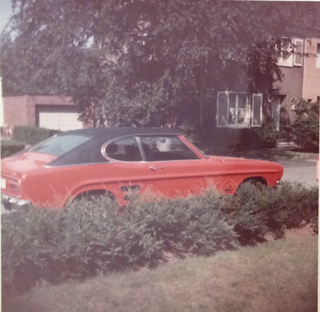 Peter,s car at Renates house in Dortmund, 1970