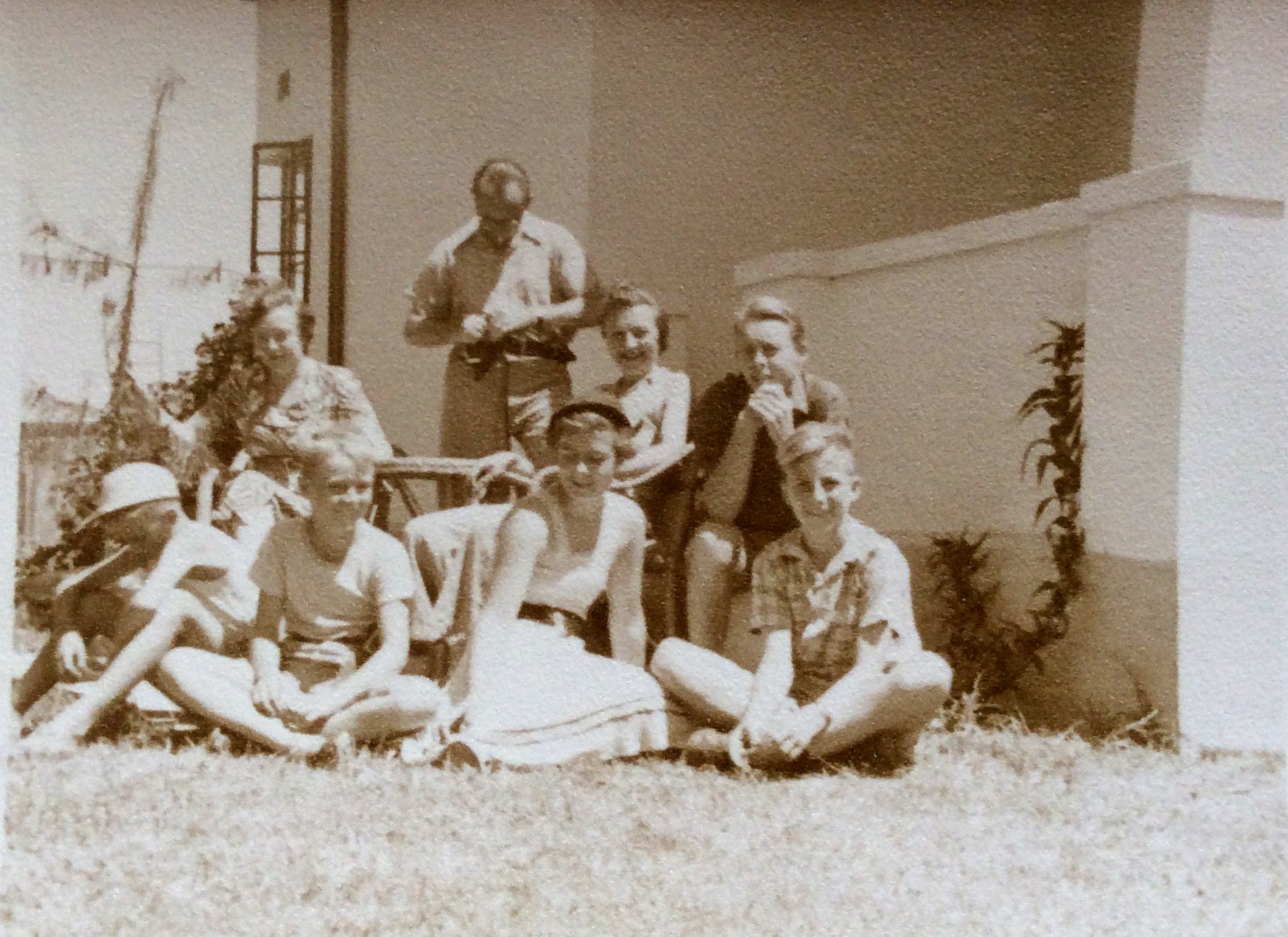DR. ZUMPT AND FAMILY VISIT TO US IN MOSSEL BAY....1954