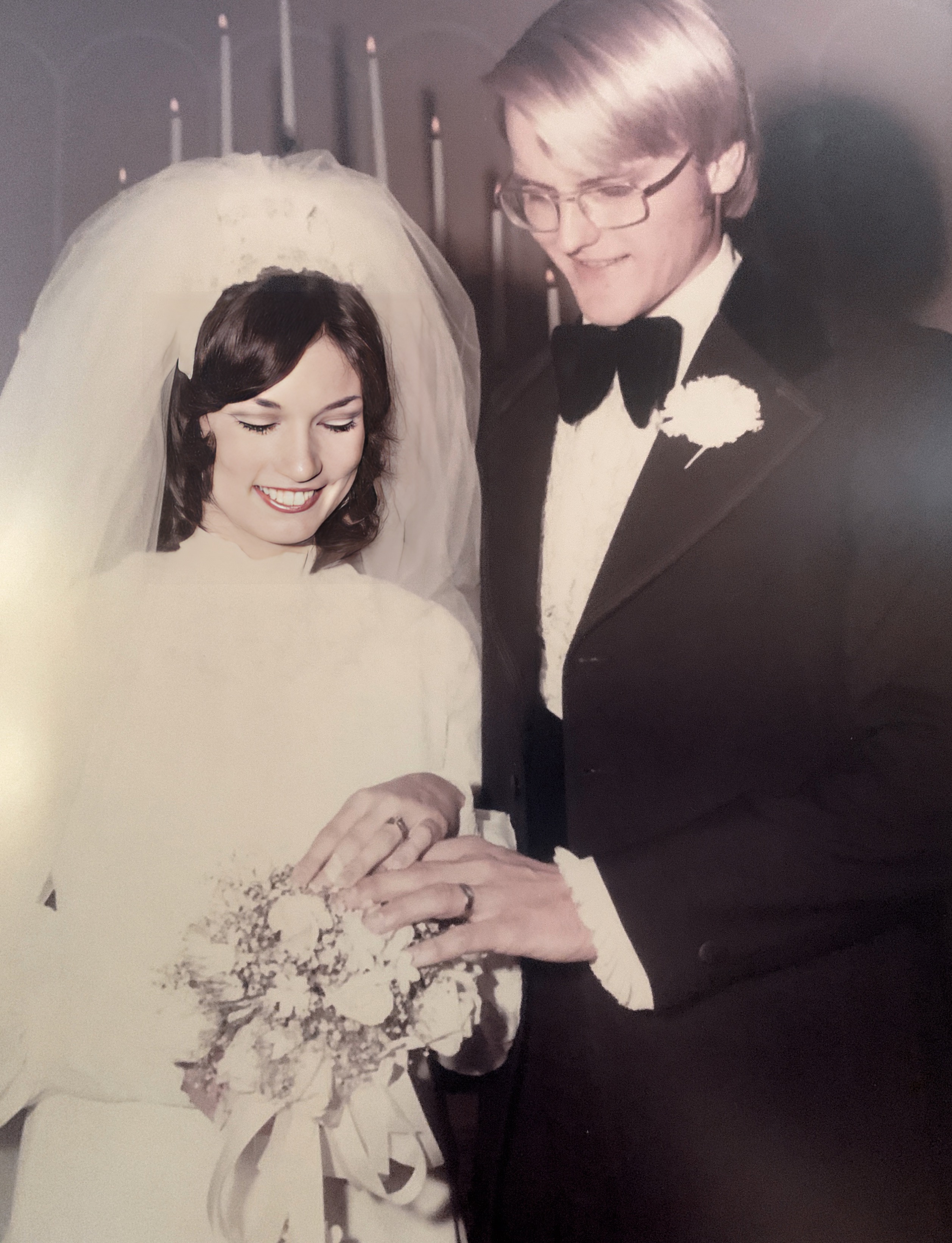 Our wedding day, May 23, 1975