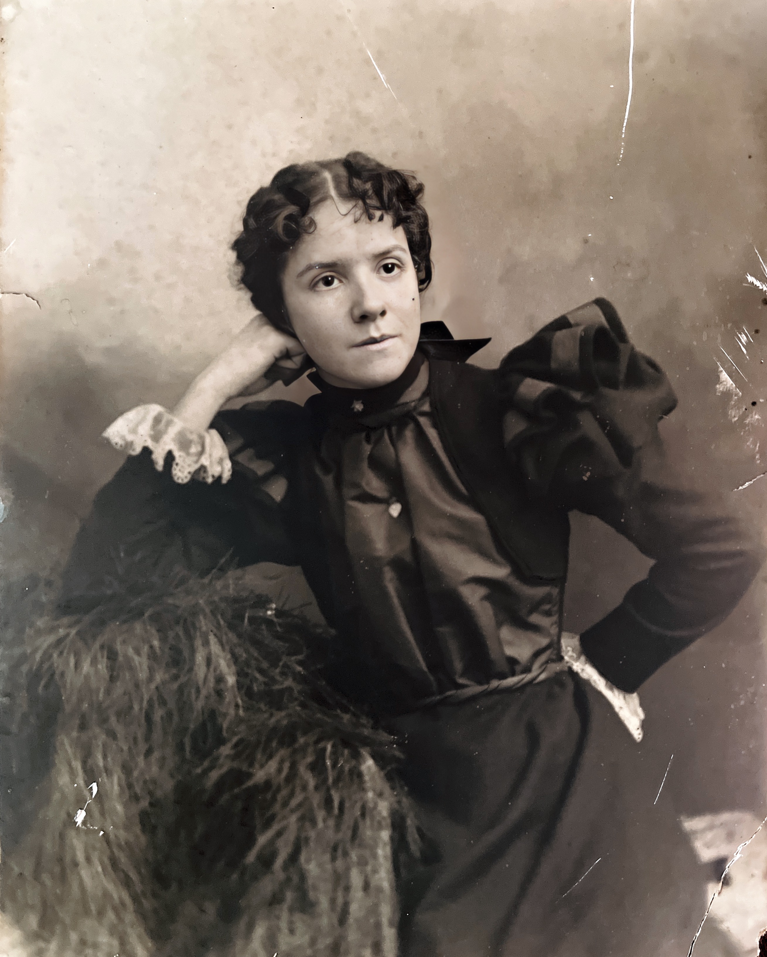 my Great-grandmother Margaret Mae Lucas Rommel around 1905