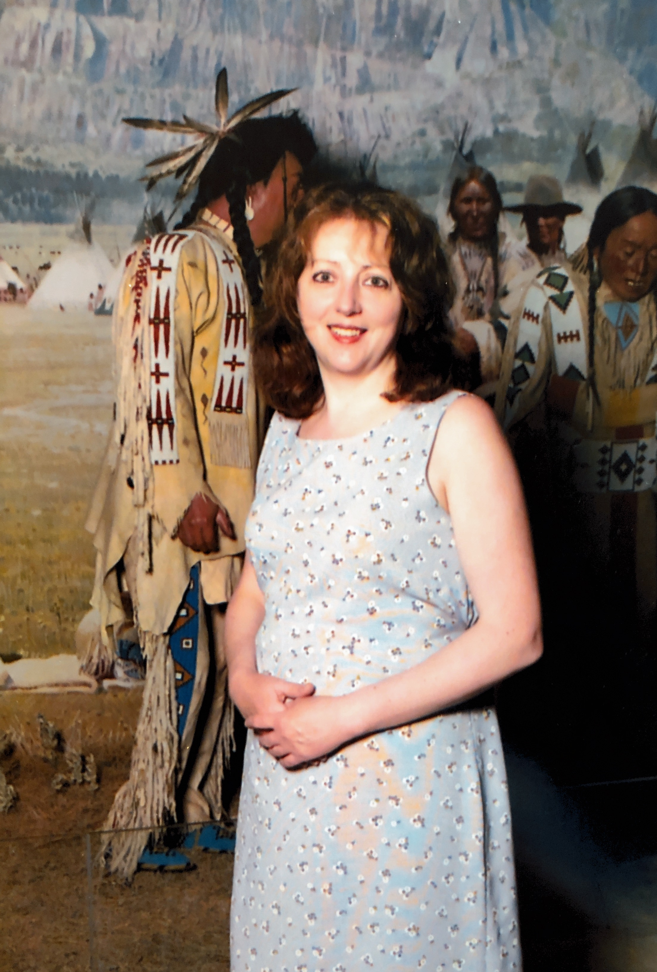 Veronica at the Former Royal Alberta Museum in 1998