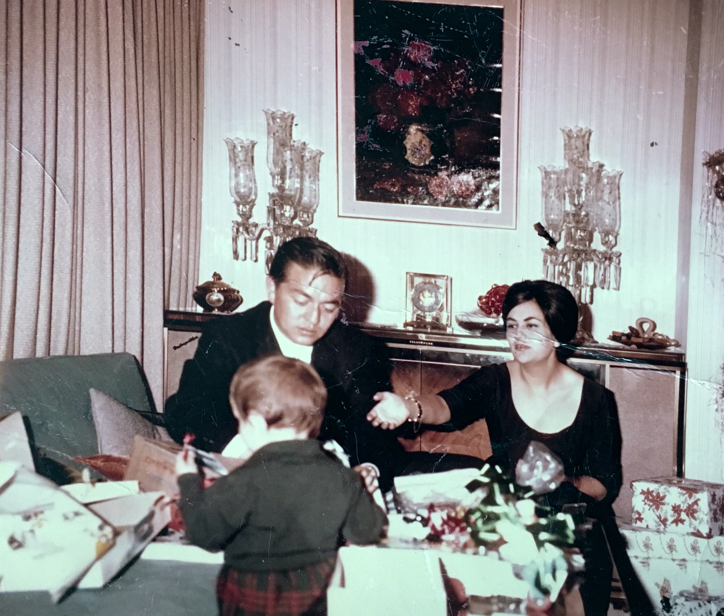 Mi primera Navidad con los papás. Año 1962