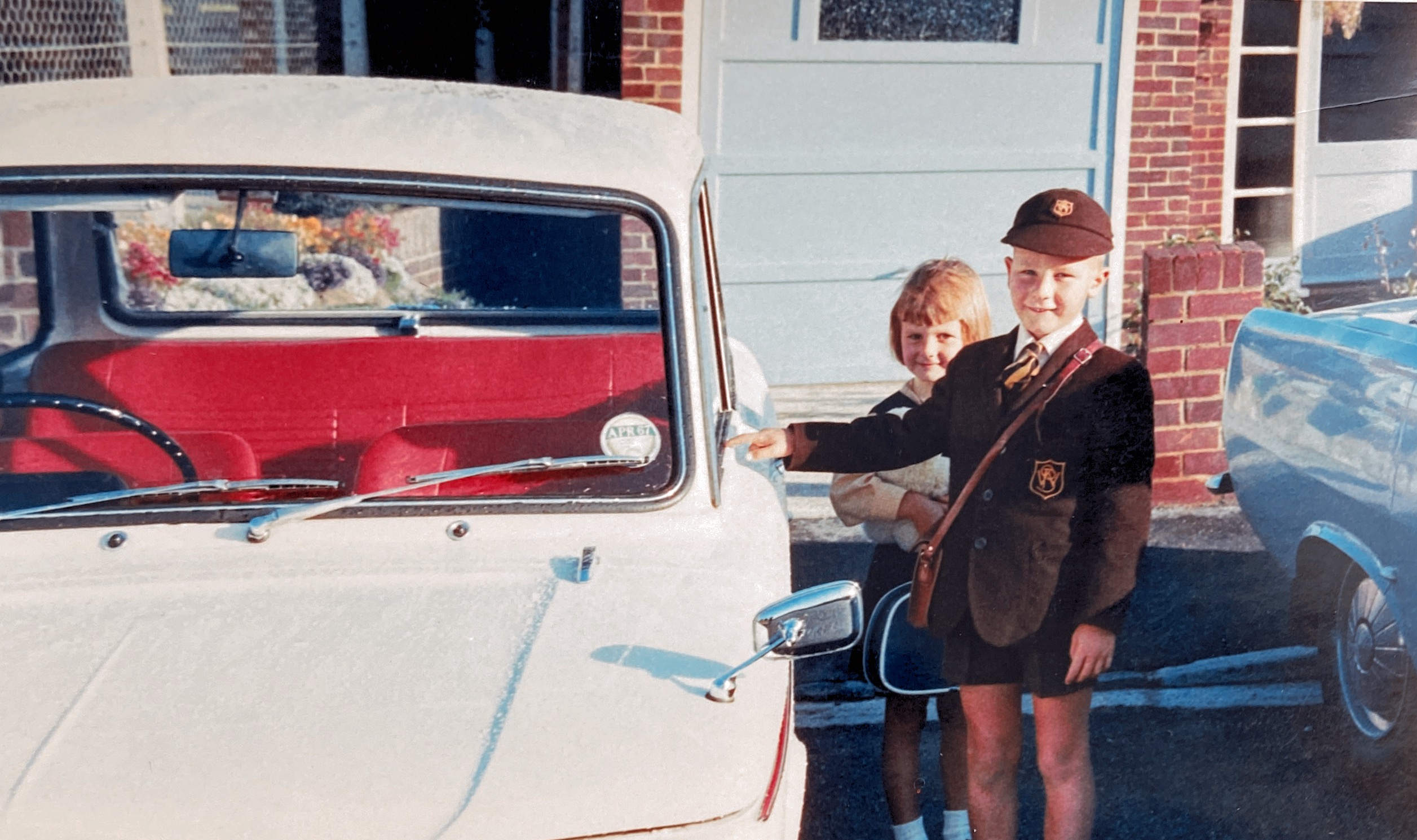 going to school with my brother 1966