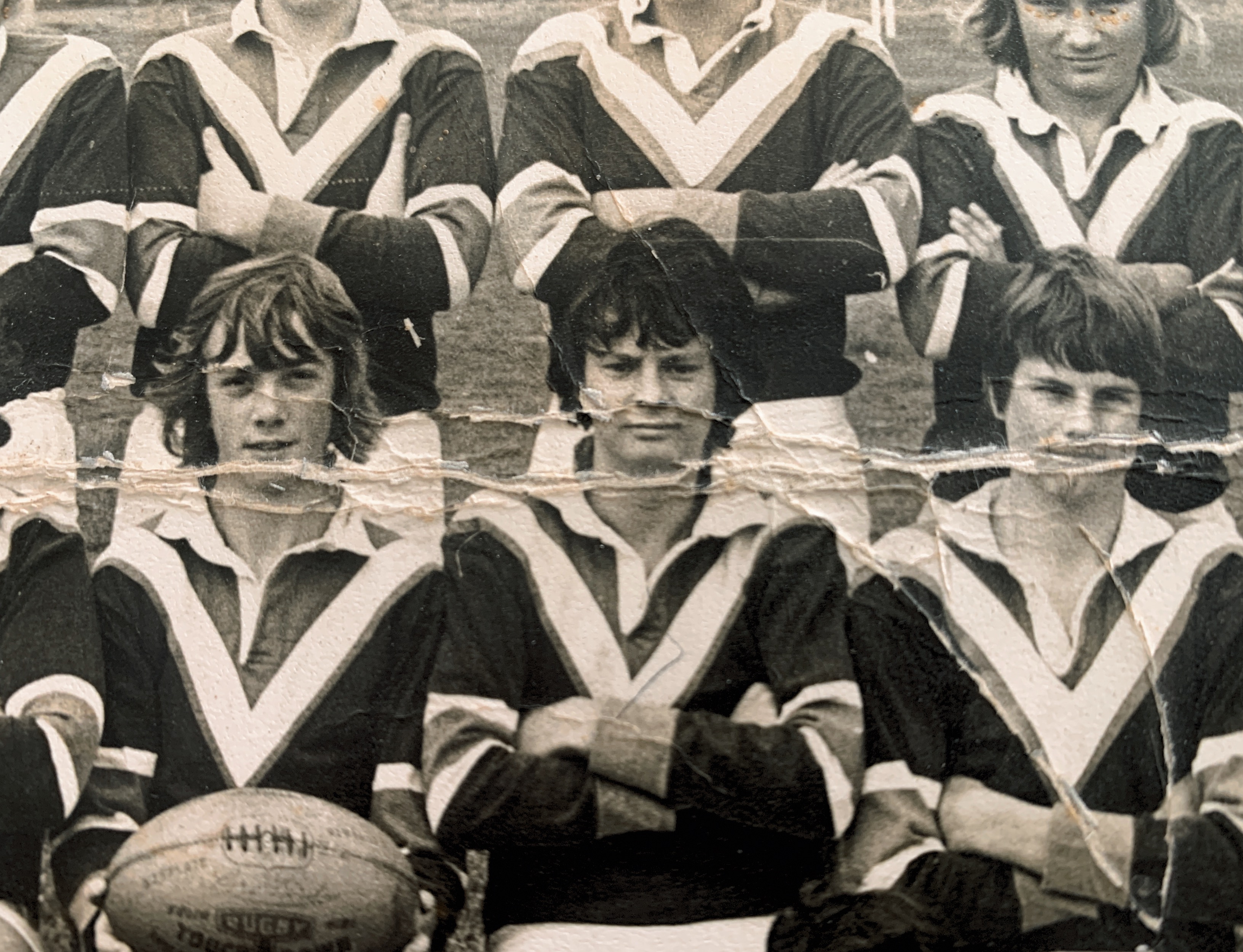 Tony McPhail on left, Mike Jarvis centre, Brian Wostikow on right 1973