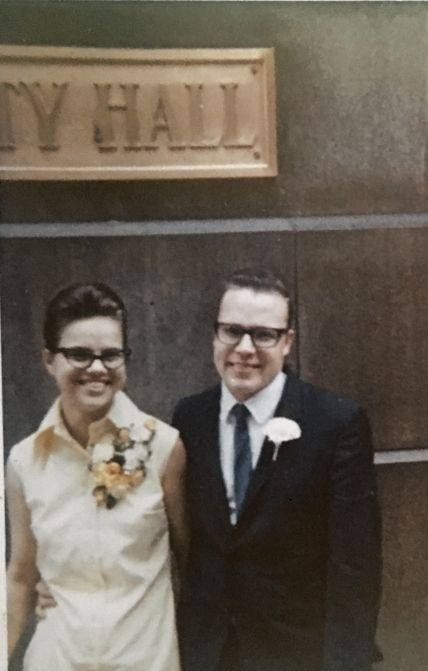 Merrill and Connie Wedding 1968
