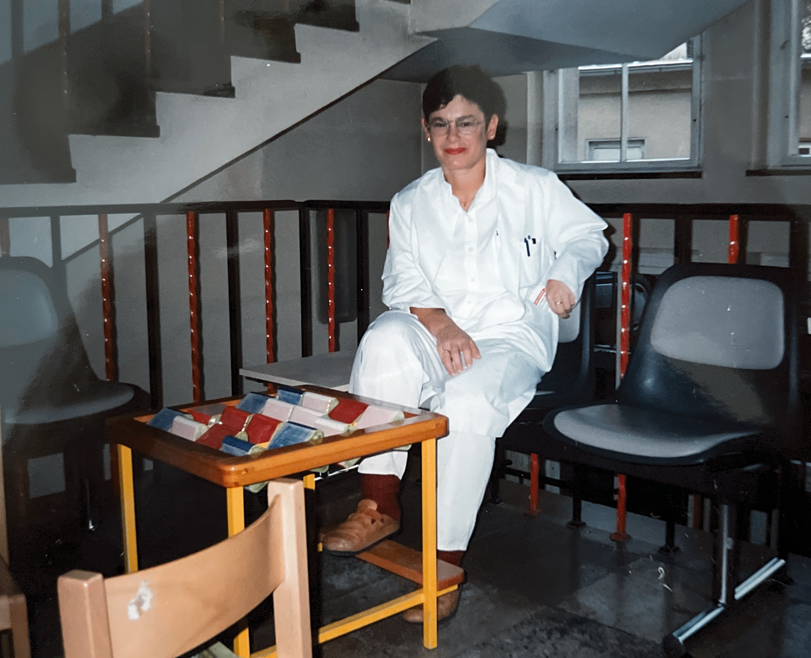In der Kinderklinik Jena, ca. 1993
