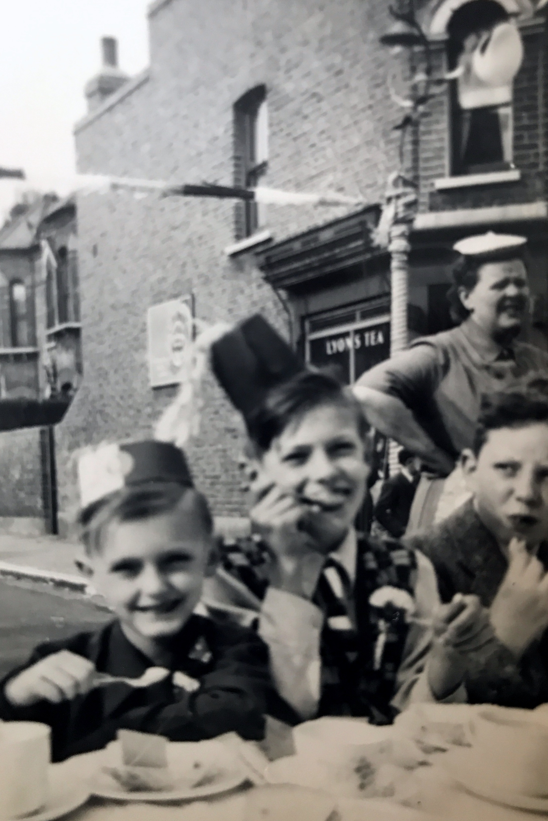 Coronation street party 1953.