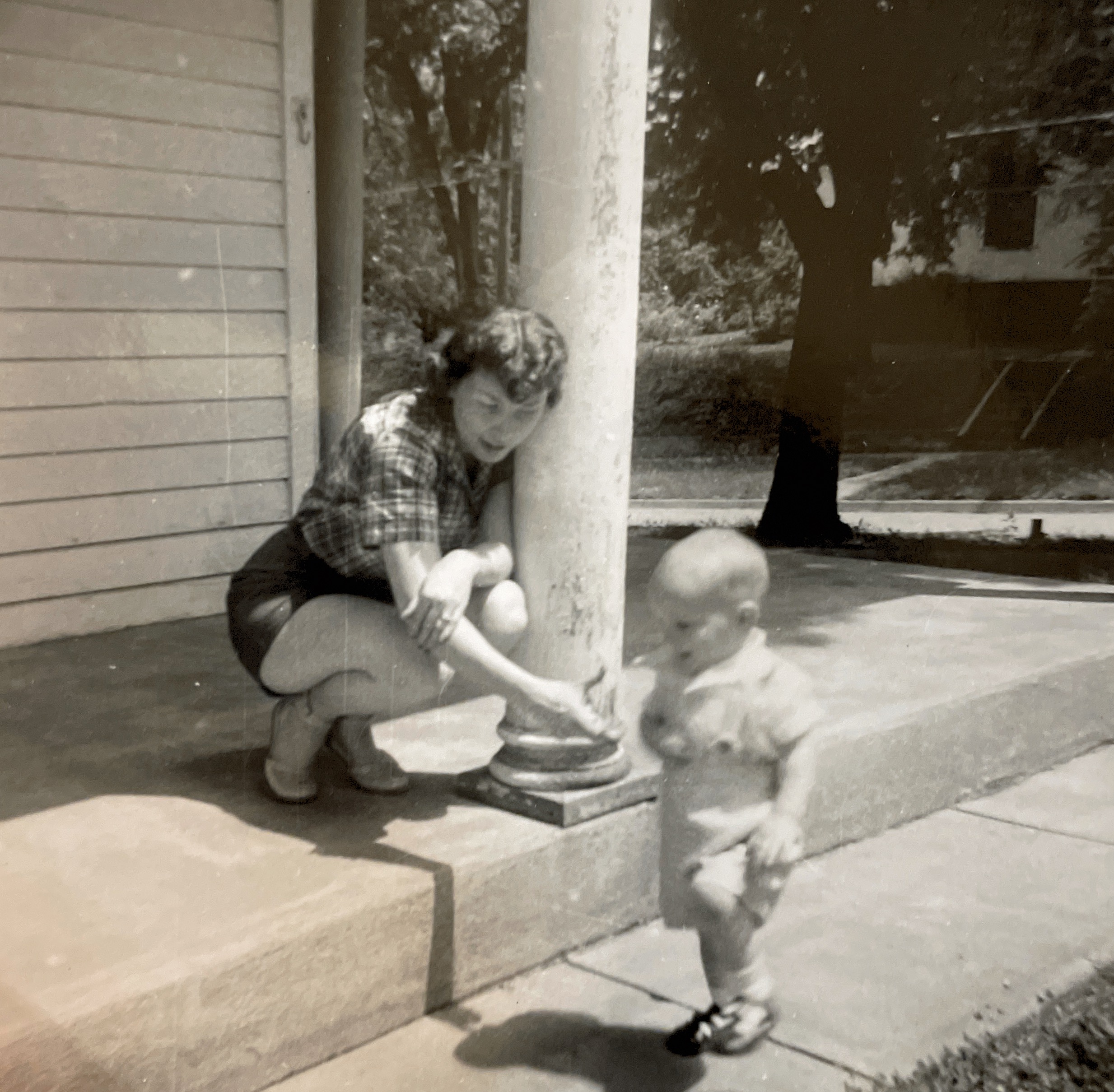 Aunt Jo and Uncle Tom in 1954 at great grandma Willy’s house.