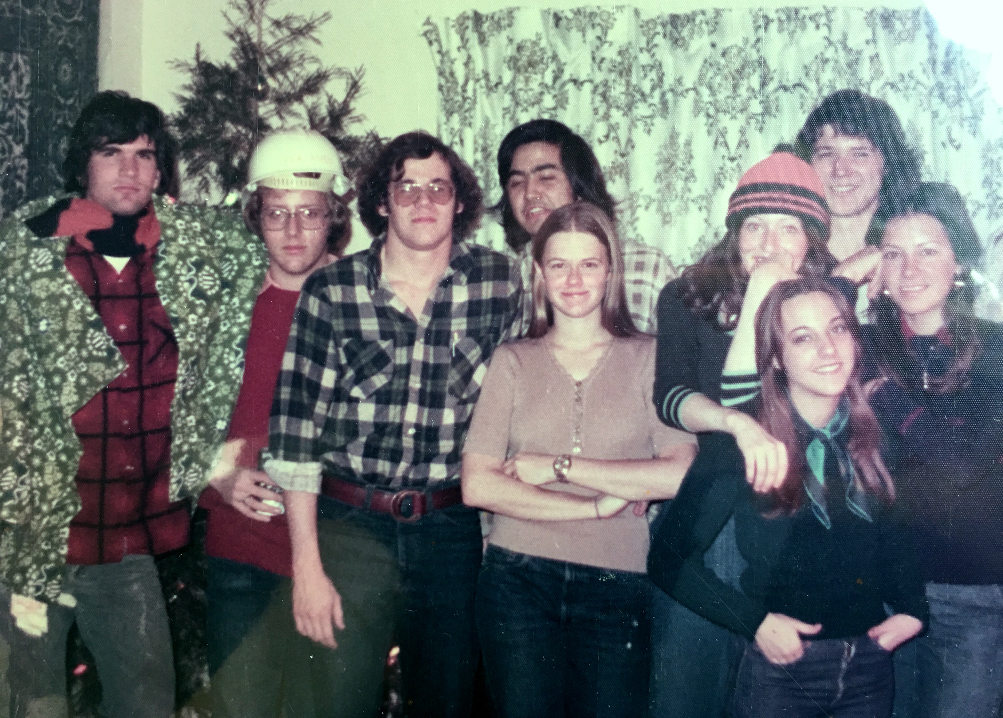 First year Tuttle dorm crew 1974