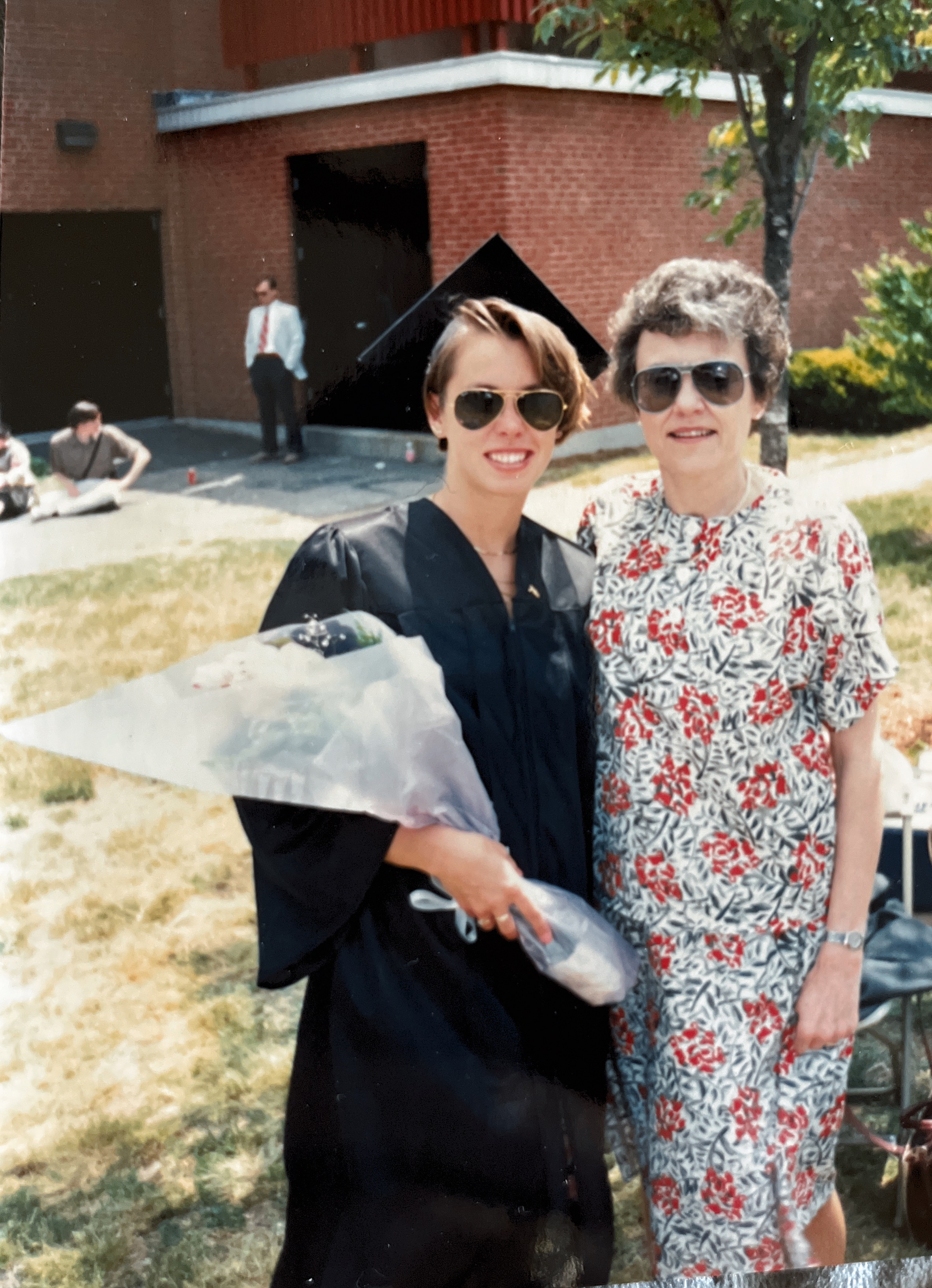 Dawn and mom graduation 1992
