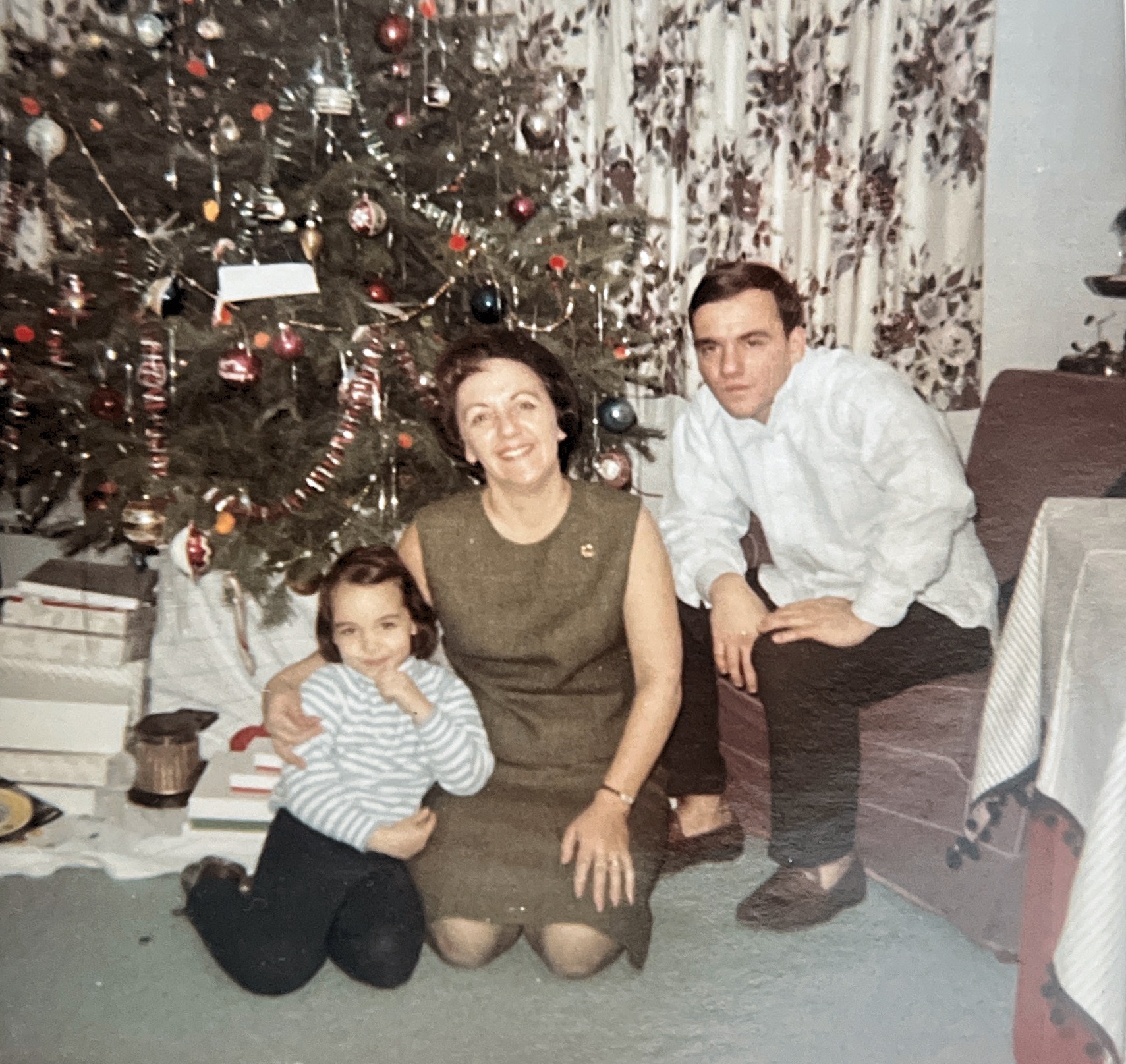 Christmas 1966  Mary Ricky Susan