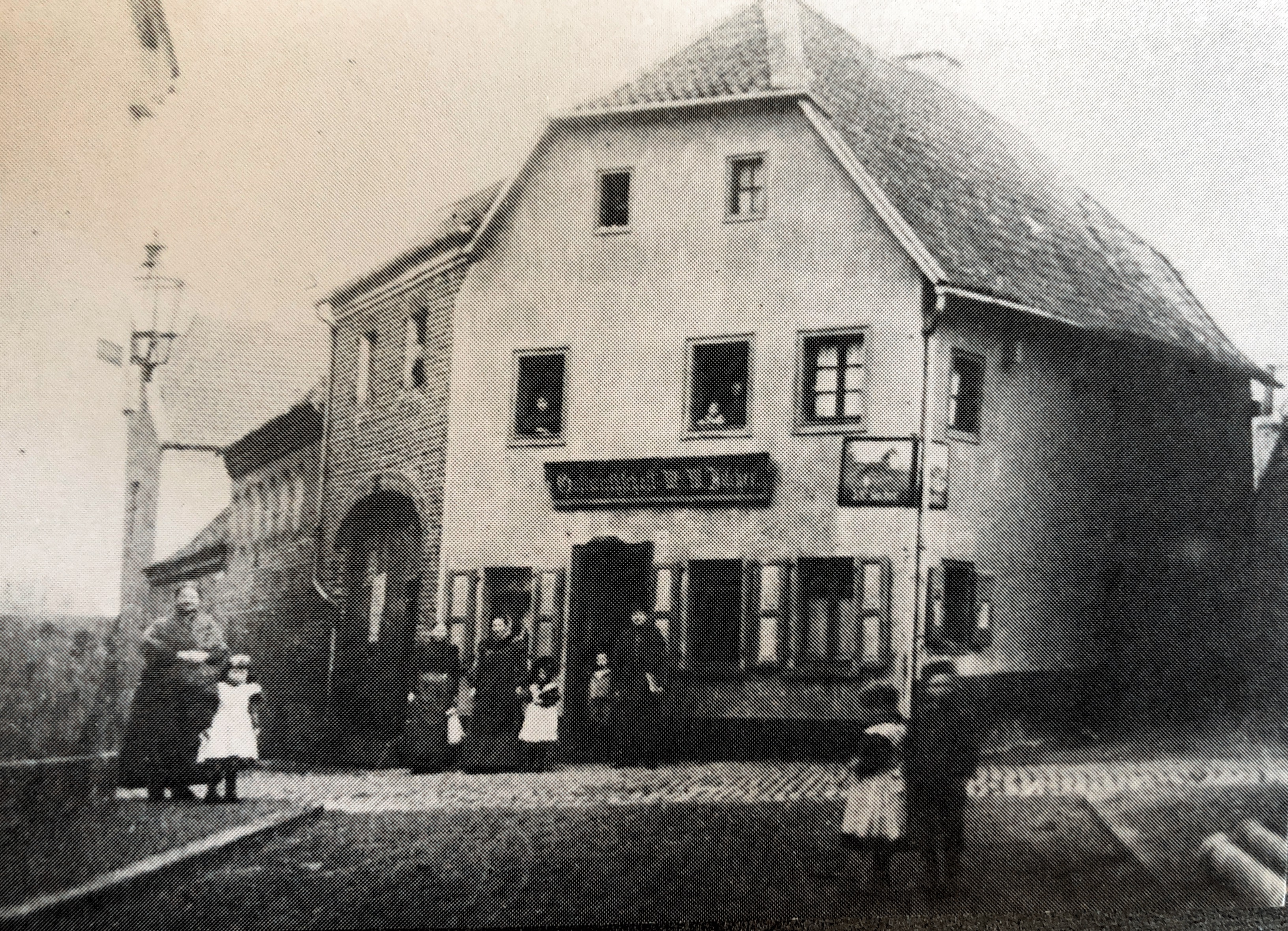 Gastwirtschaft Haus Fischer, Kölner Straße um 1900