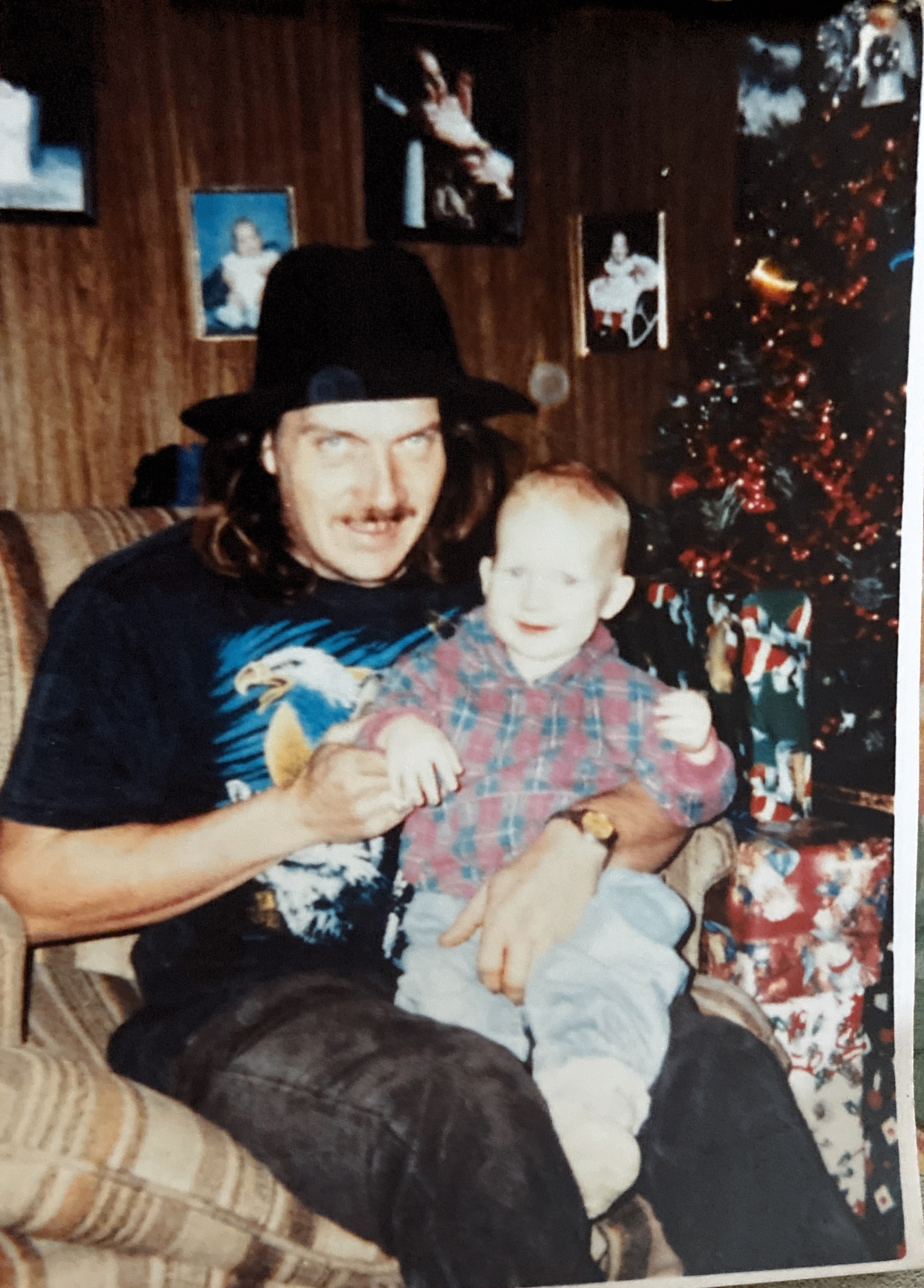 Mine and dads last Christmas together. 1997