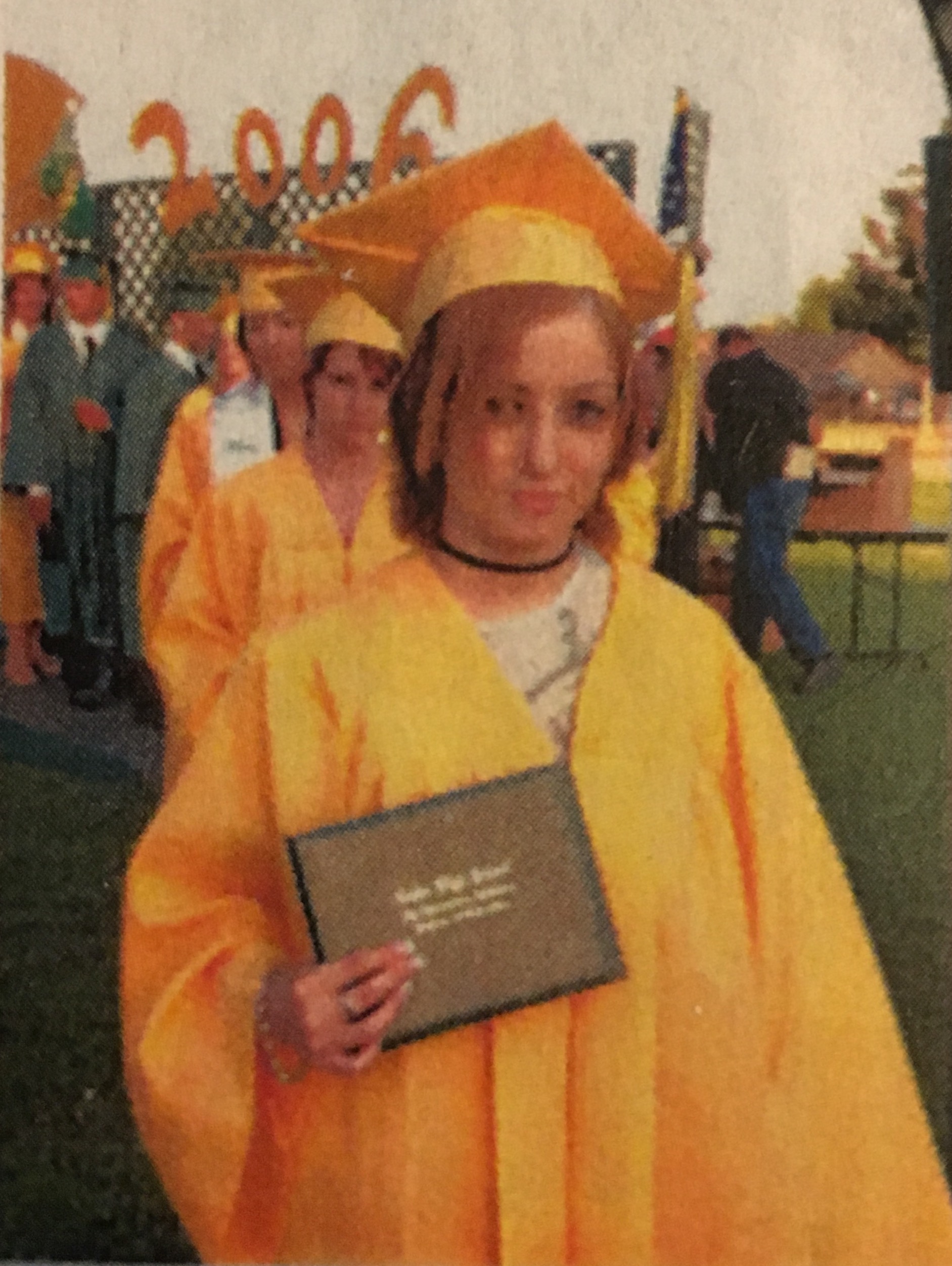 Carolyn Rodriguez, Graduation, c. 2006, Cajon High School, San Bernardino, California 