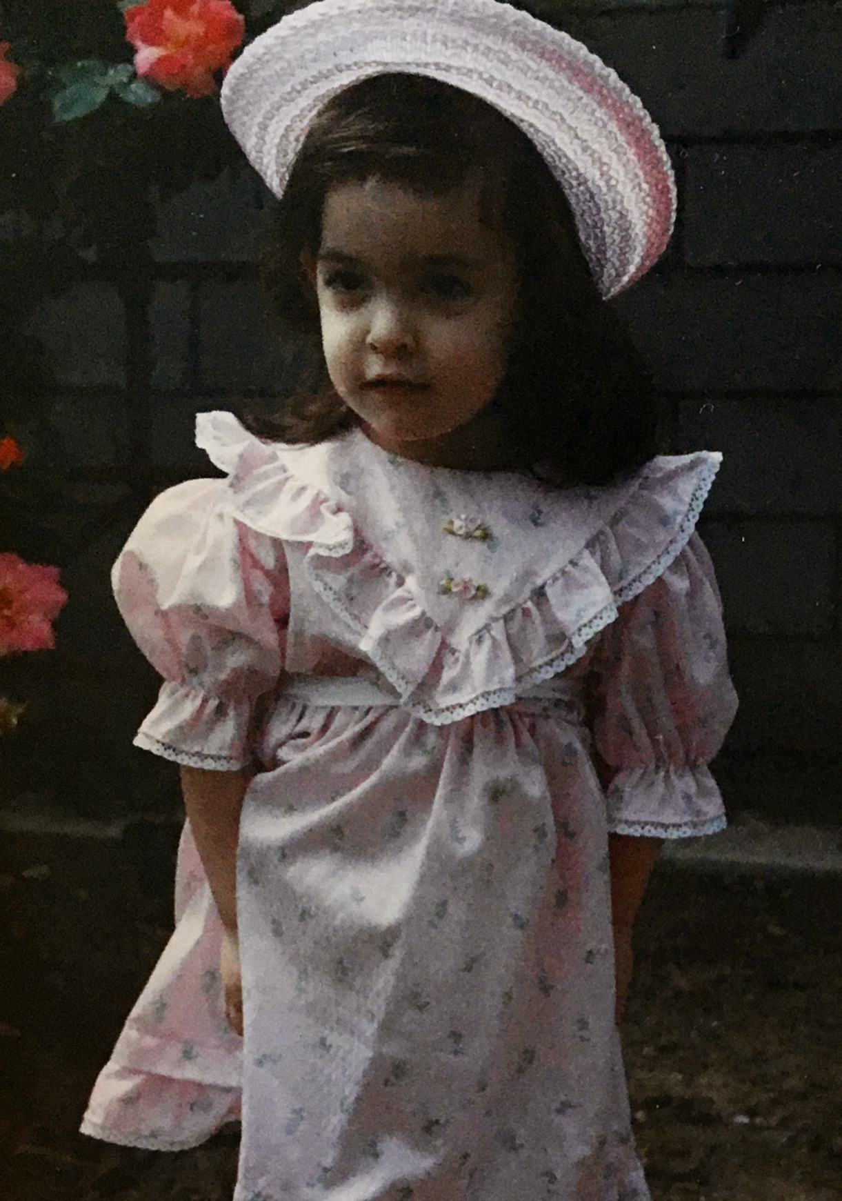 Carolyn Rodriguez on Easter Sunday, c. 1990