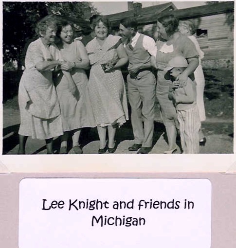 Lee Knight & Friends in Michigan, poss. 1930s