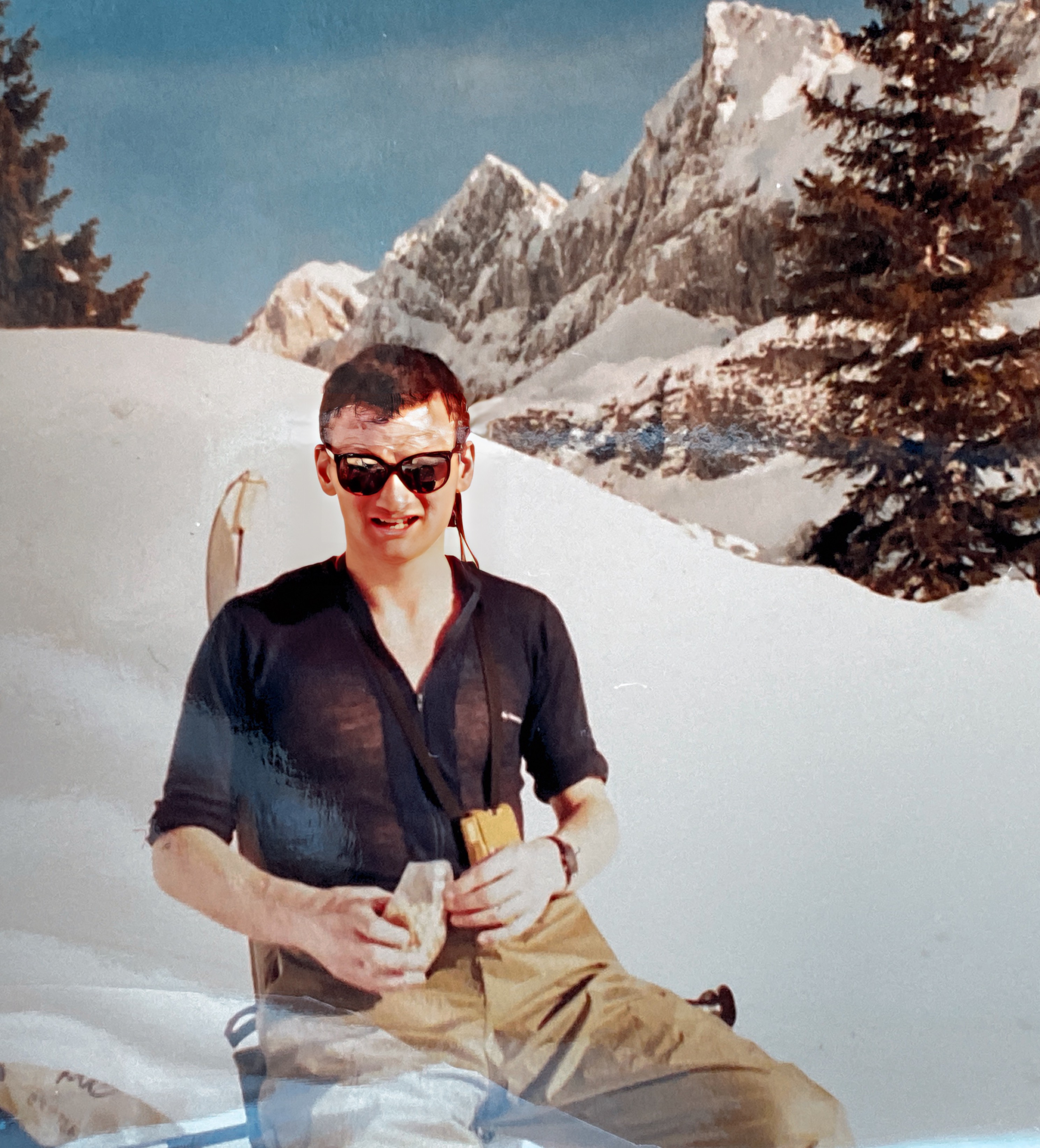 1986 à l’école militaire de Haute montagne de Chamonix 