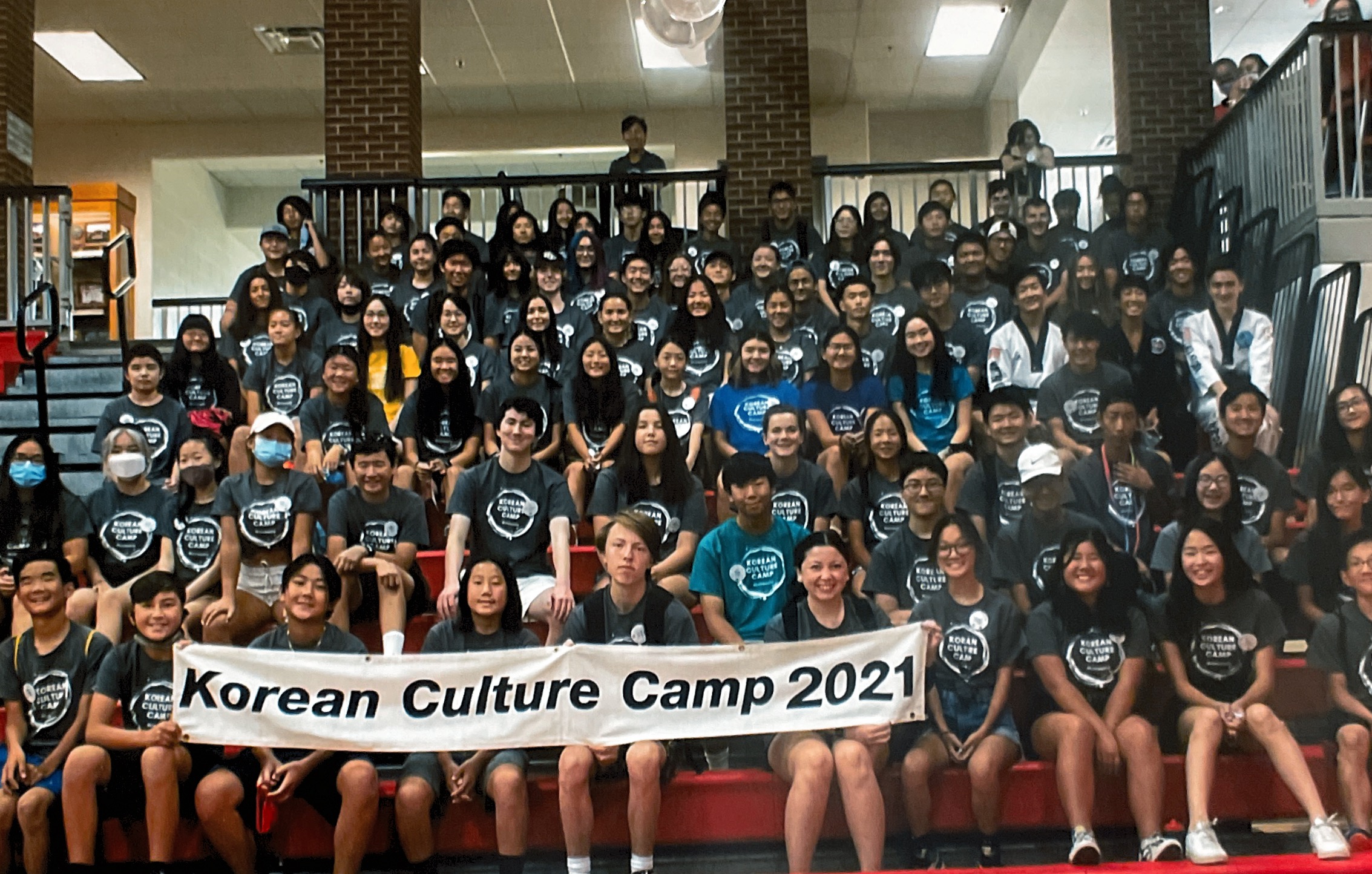 Volunteering for Korean culture camp, 2021!