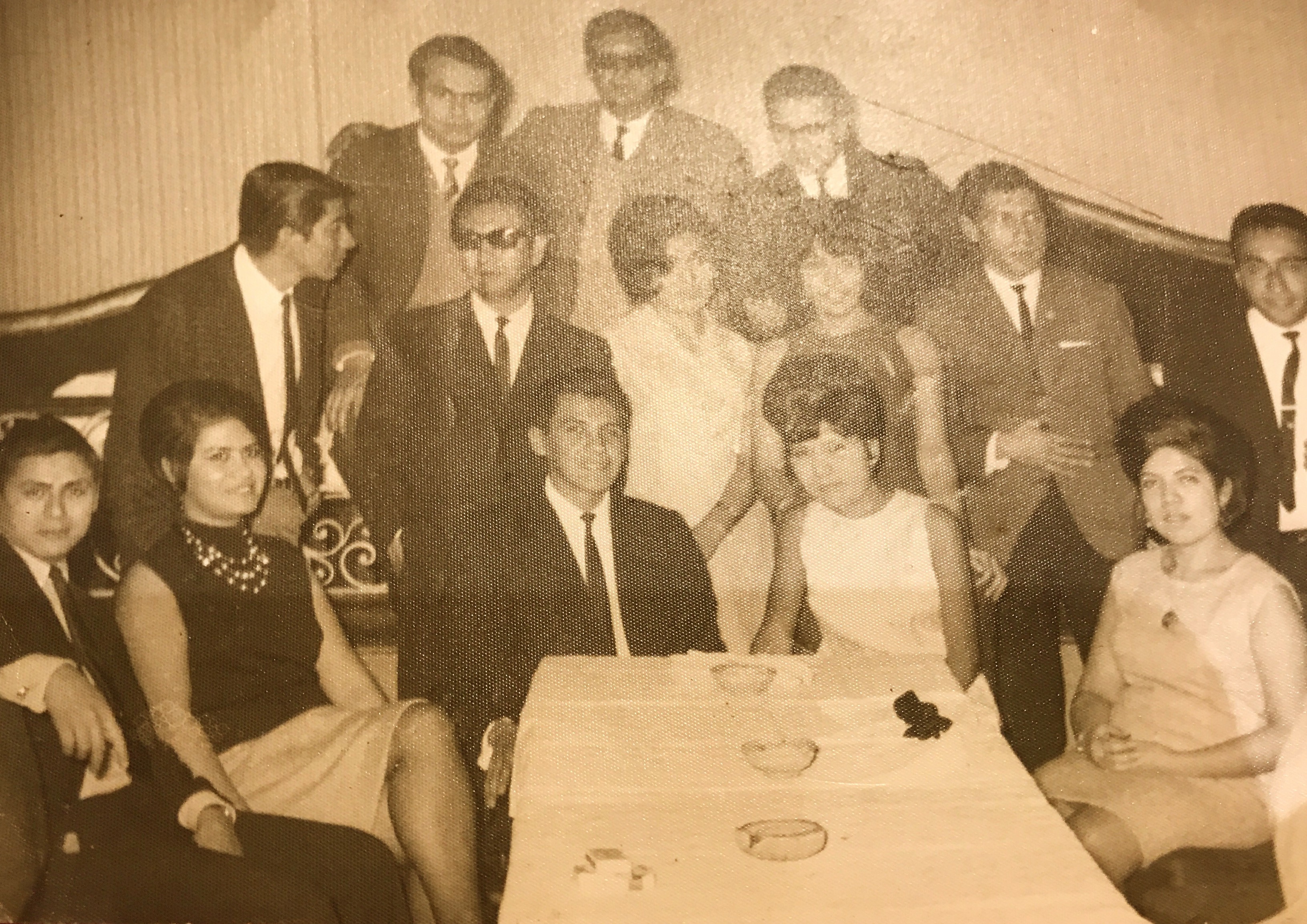 Con compañeros de la Facultad de Detecho 1967