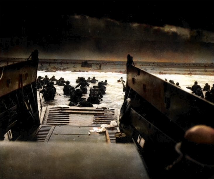 Svarco in Normandia, 1944, truppe americane 