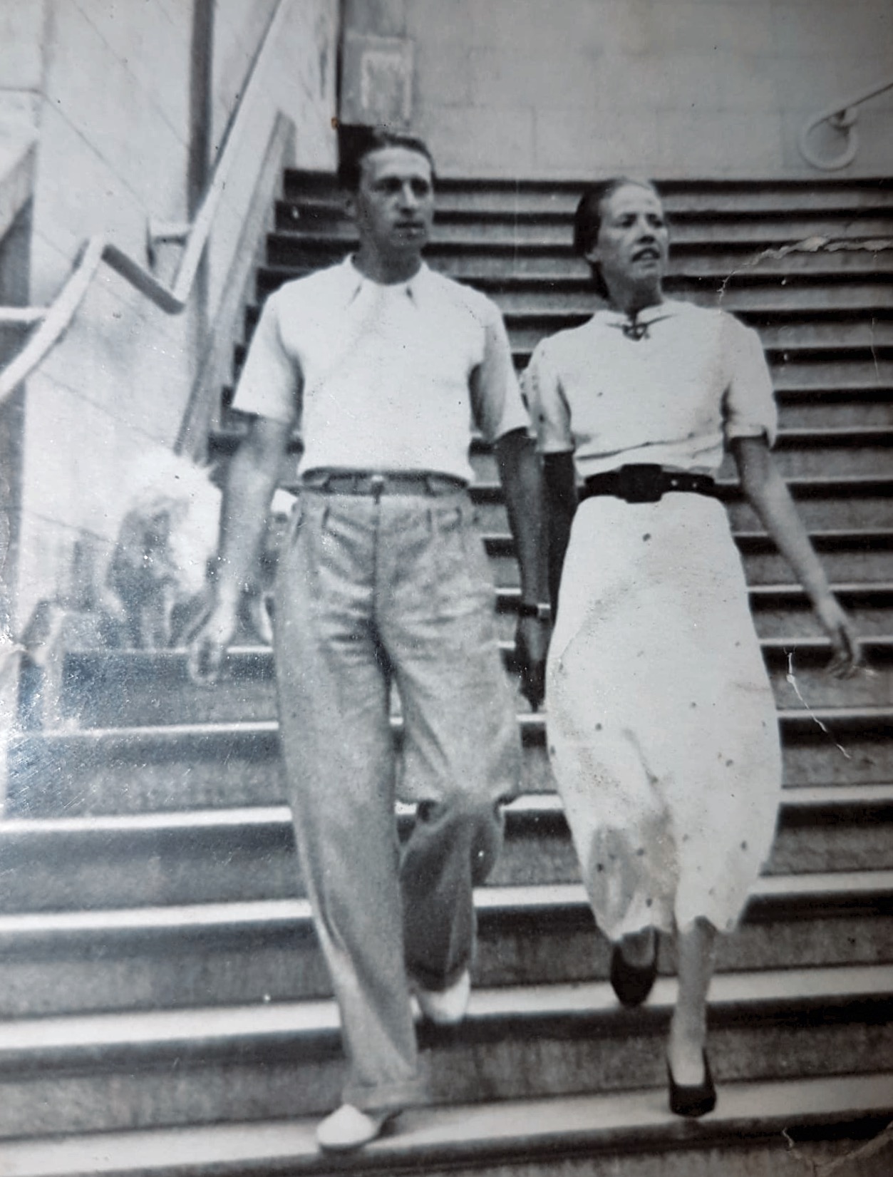Bon-papa et Mémé -Blankenberg 1937