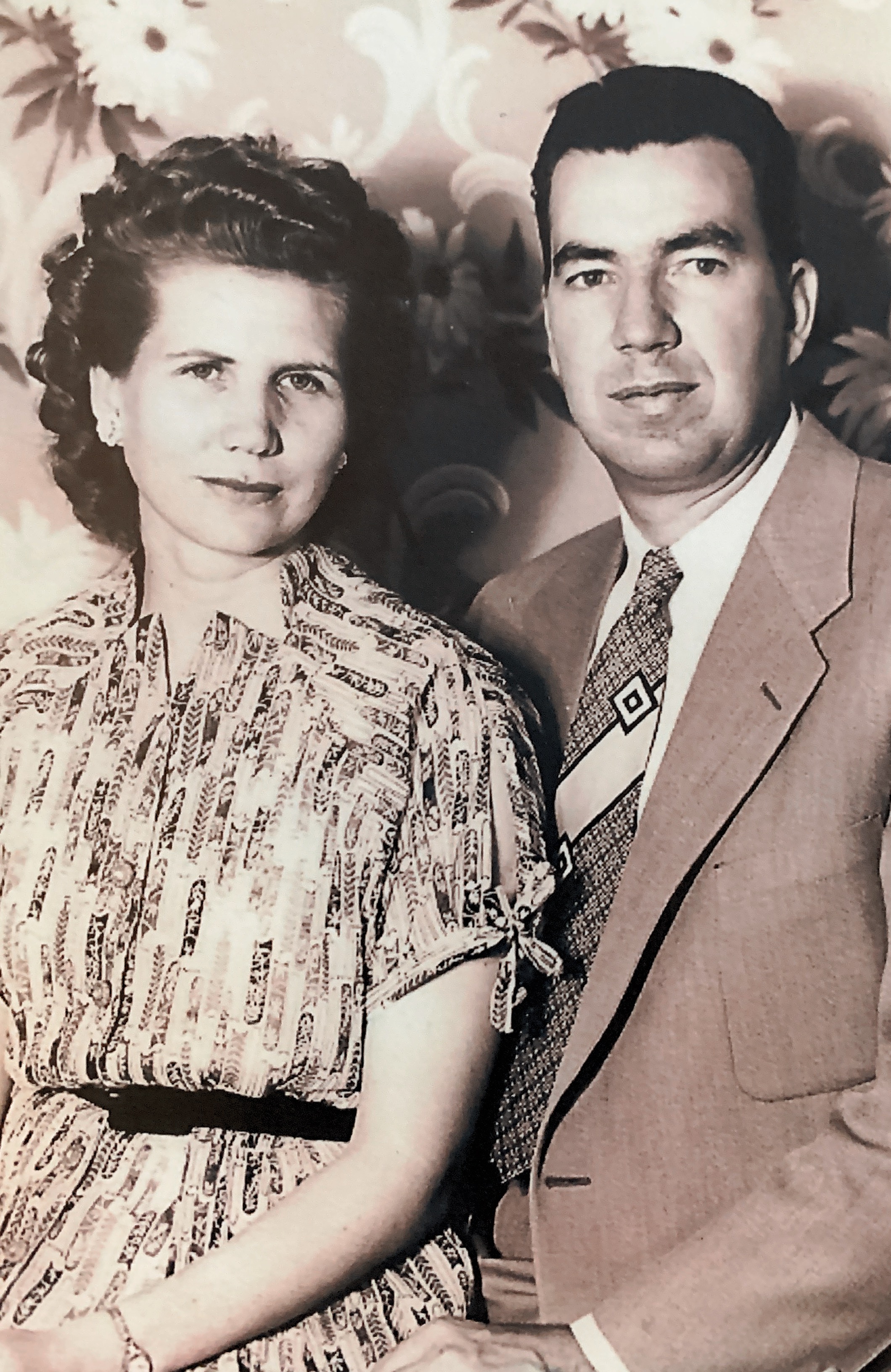 Leora and Vern Belliston. Taken in 1953.