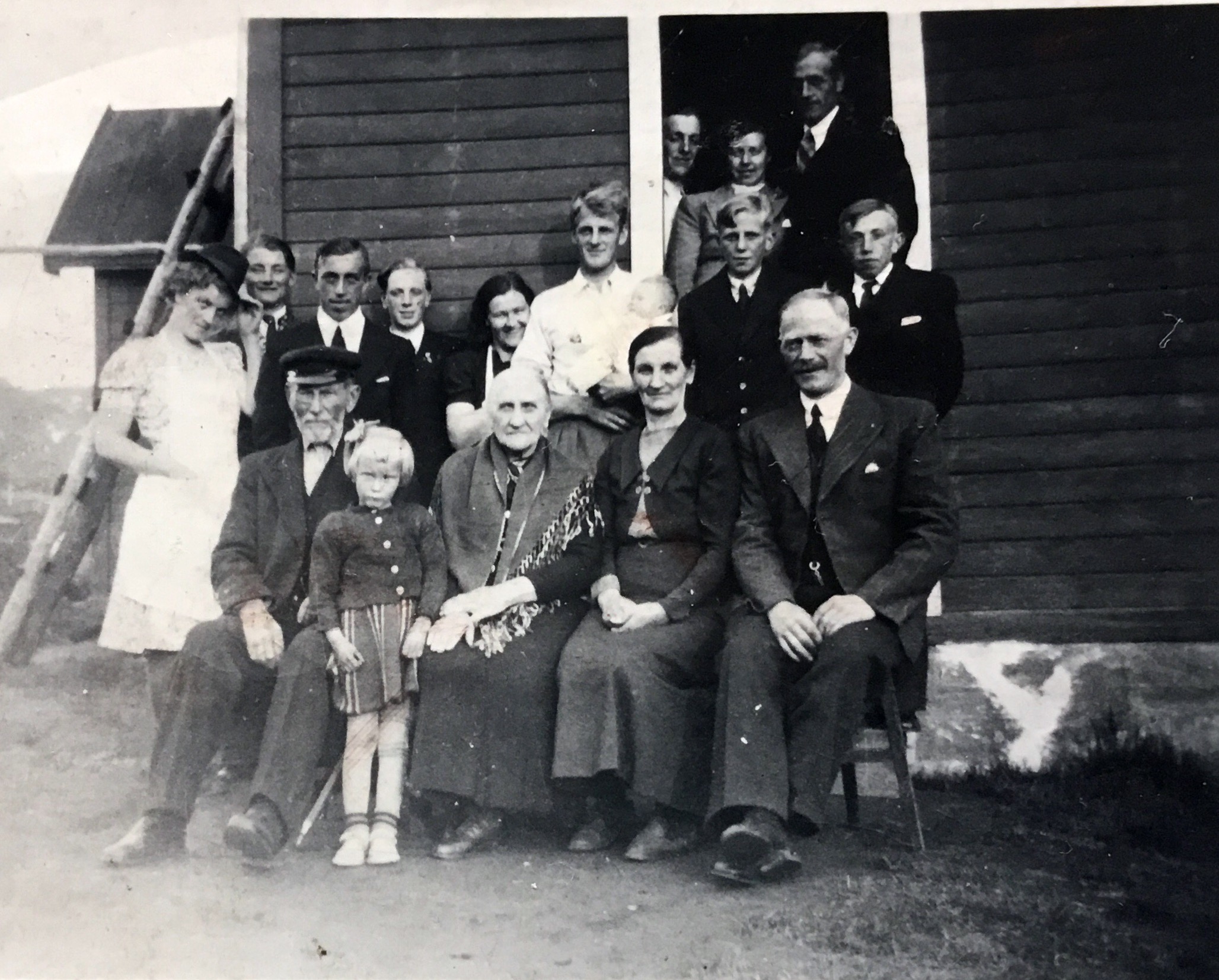 Familien i Sørreisa ca 1944