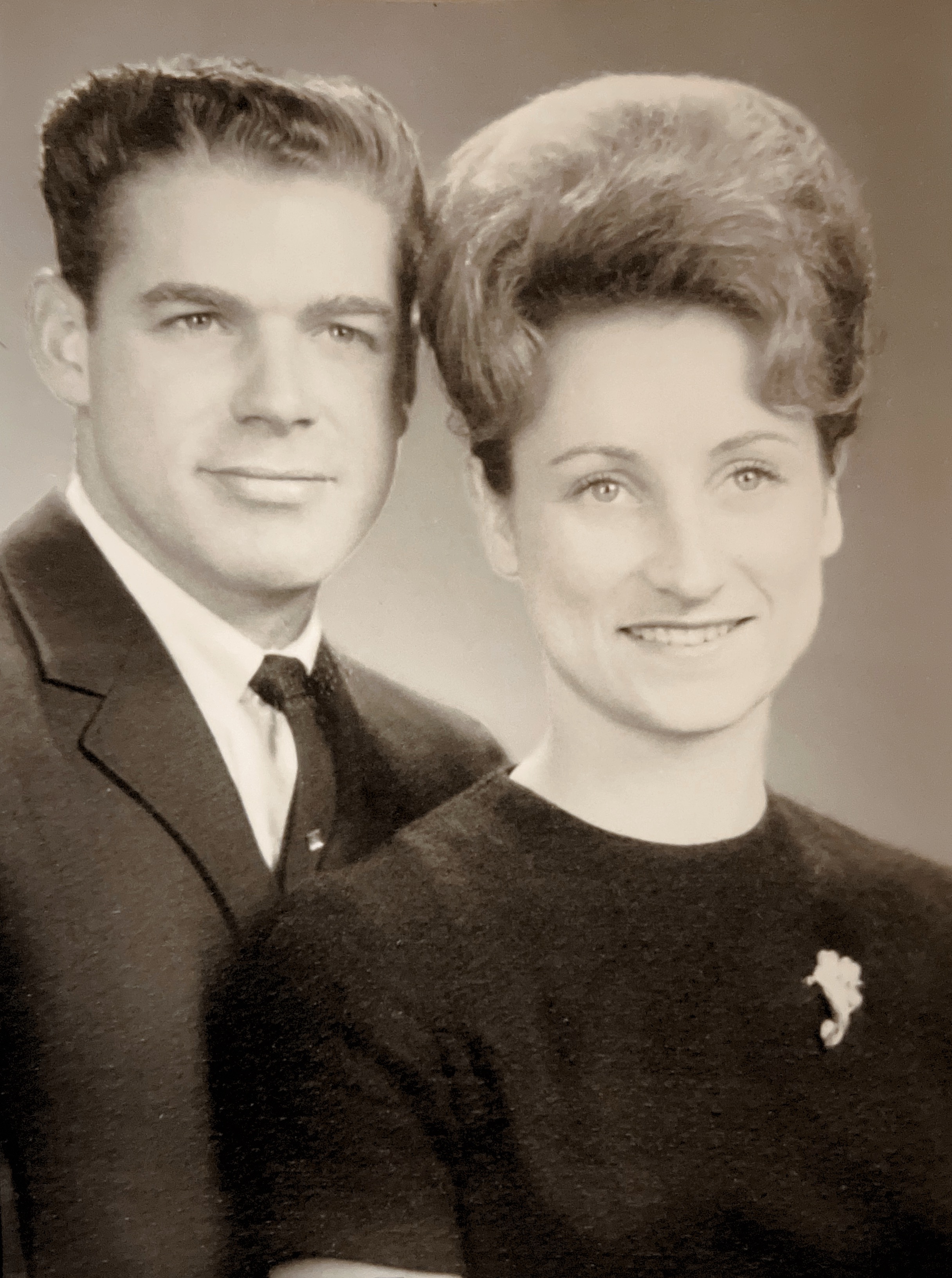 Teddie & Jim Engagement 1964-