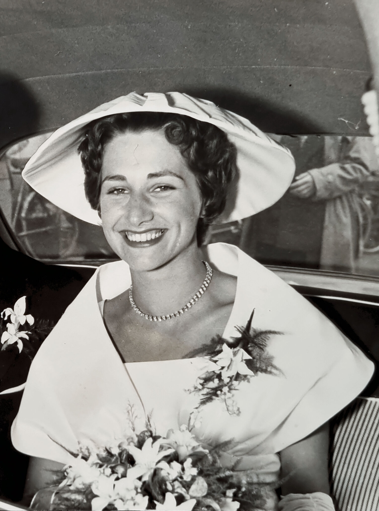 trouwdag Wouter Oosting en Anke Moens, 11 juni 1955