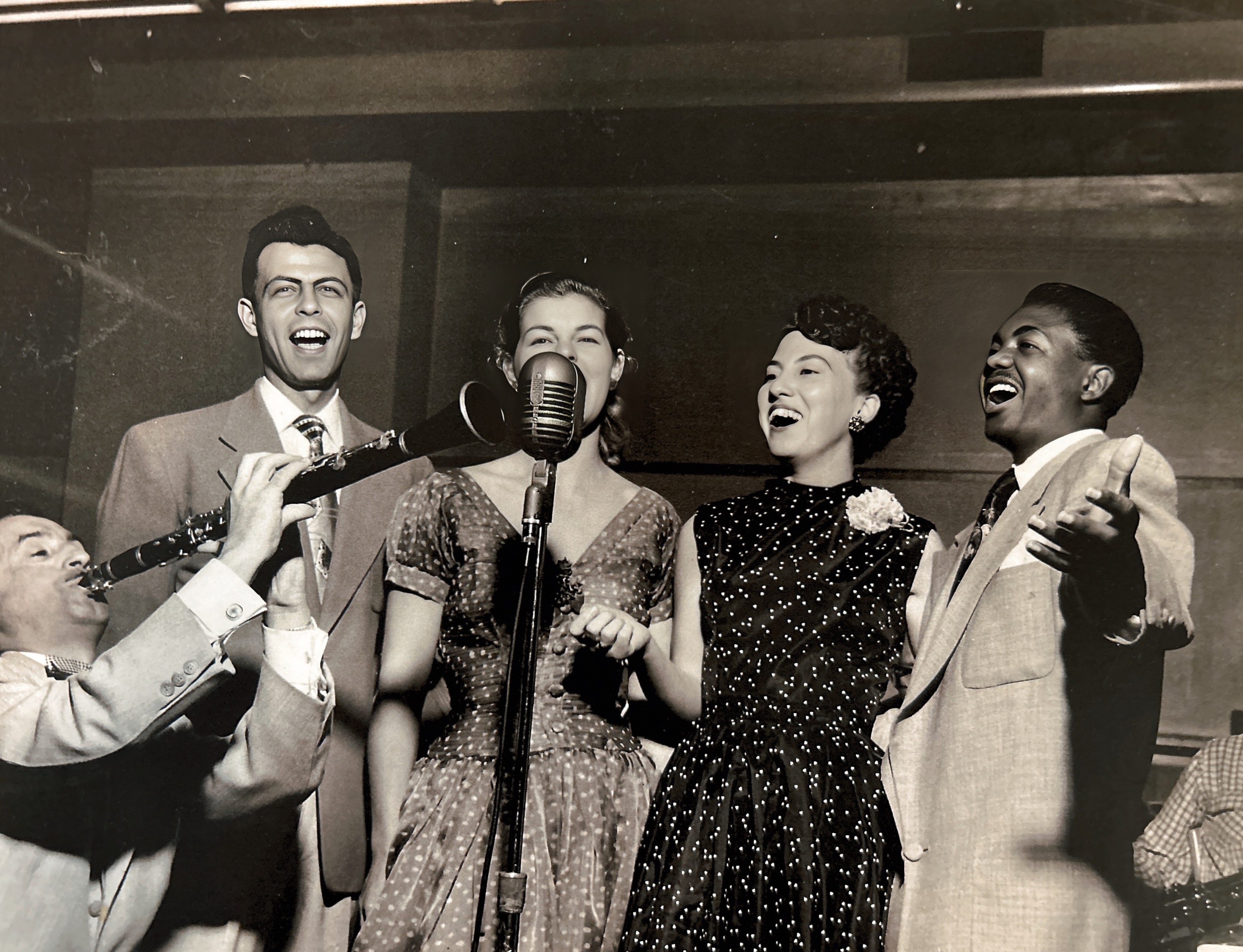 Emanuel (Emil) Weisel Singing in the Swing Band 1940s