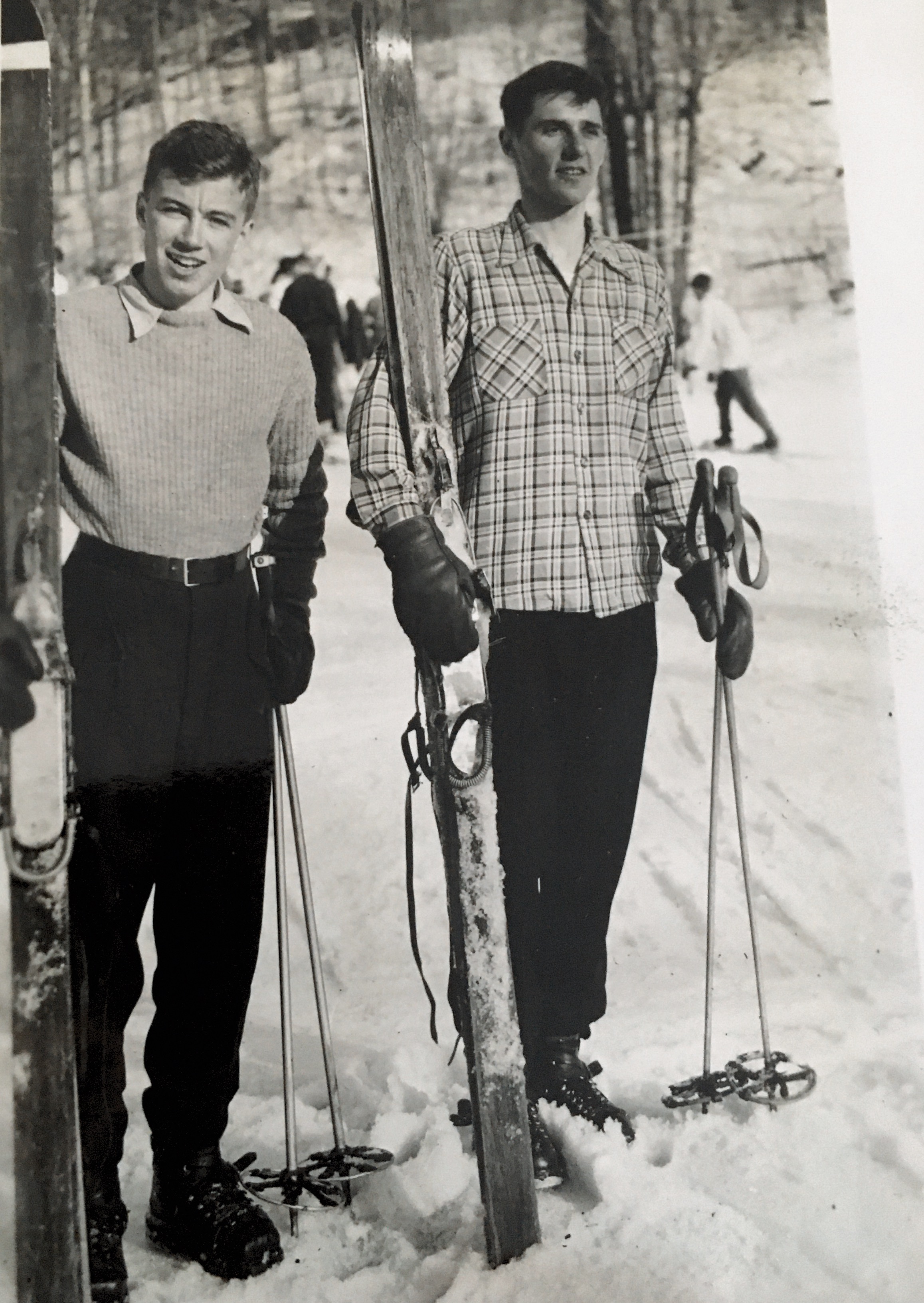 1940’s. “Pete Gaulin” and uncle André Laframboise