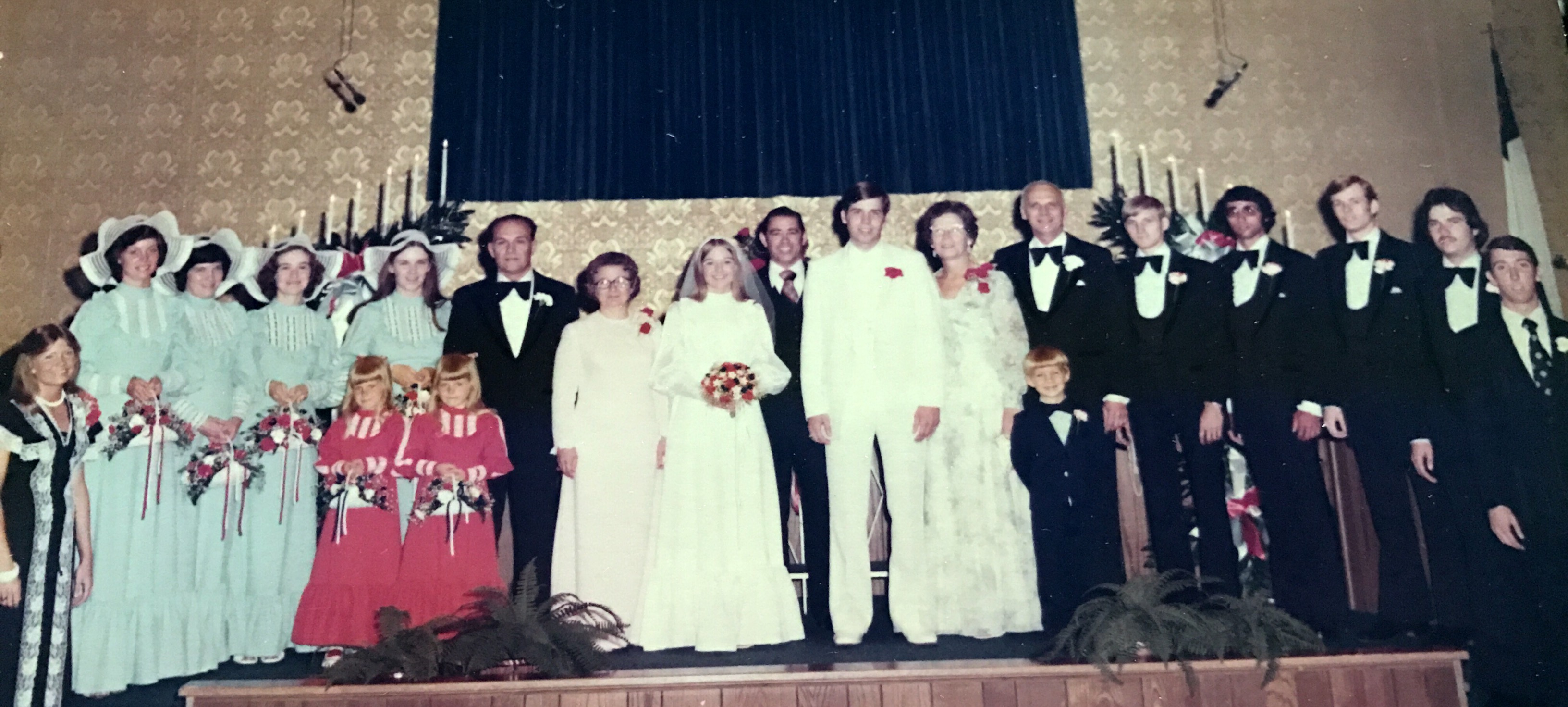 June 19 1976. Bob and Anita Wedding