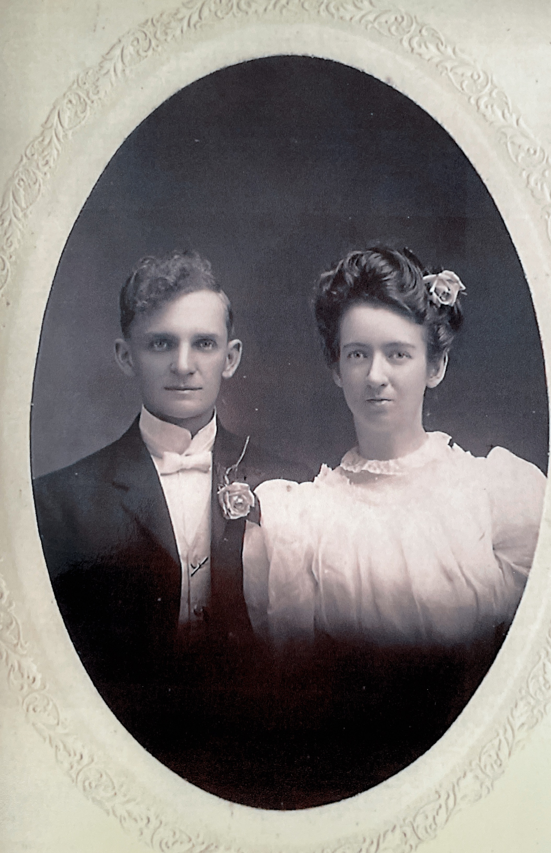 Wedding Photo Abram & Fannie Verplank  March 27, 1894