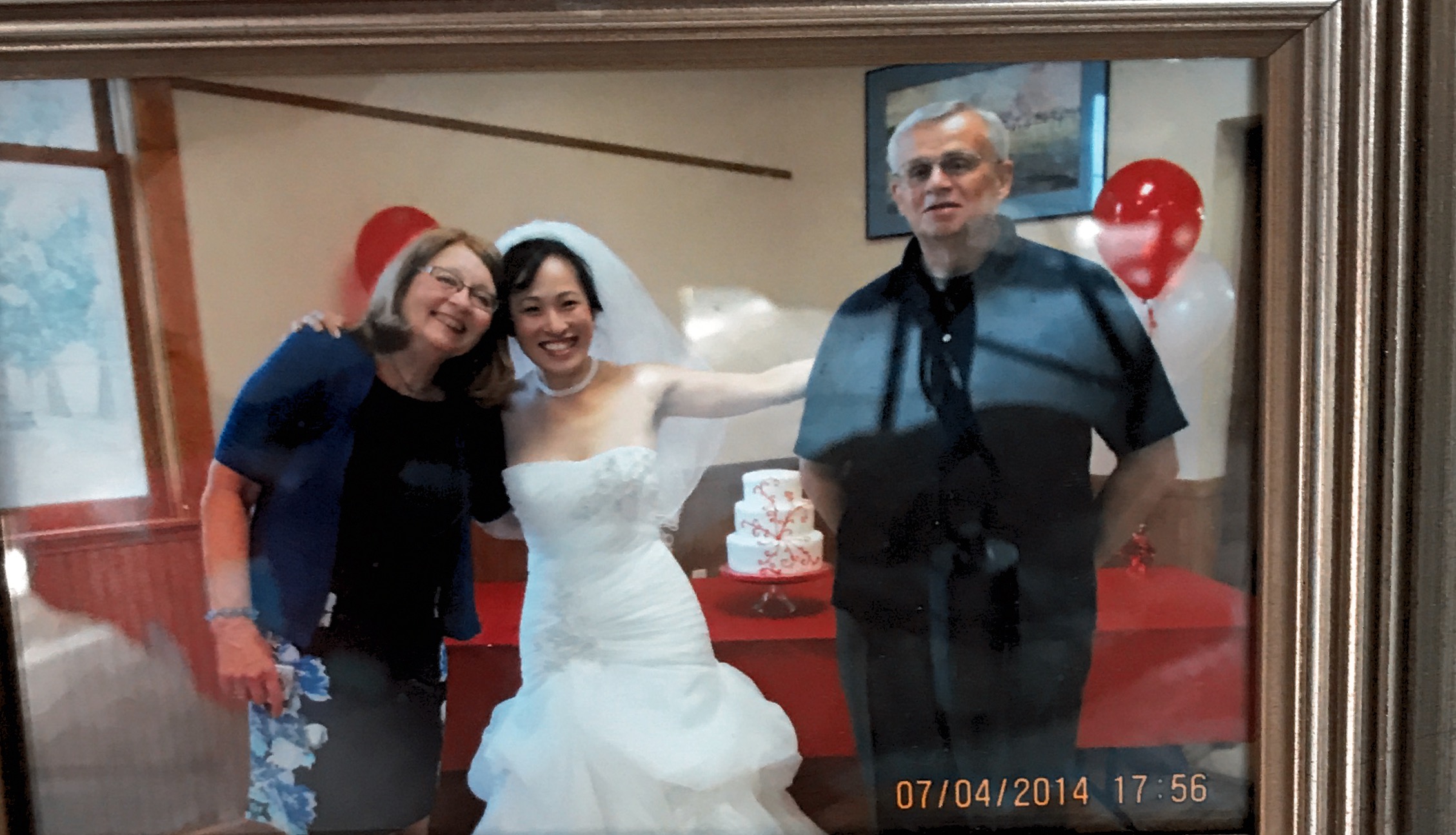 Lynda Xin Marty at her wedding 7-4-2014