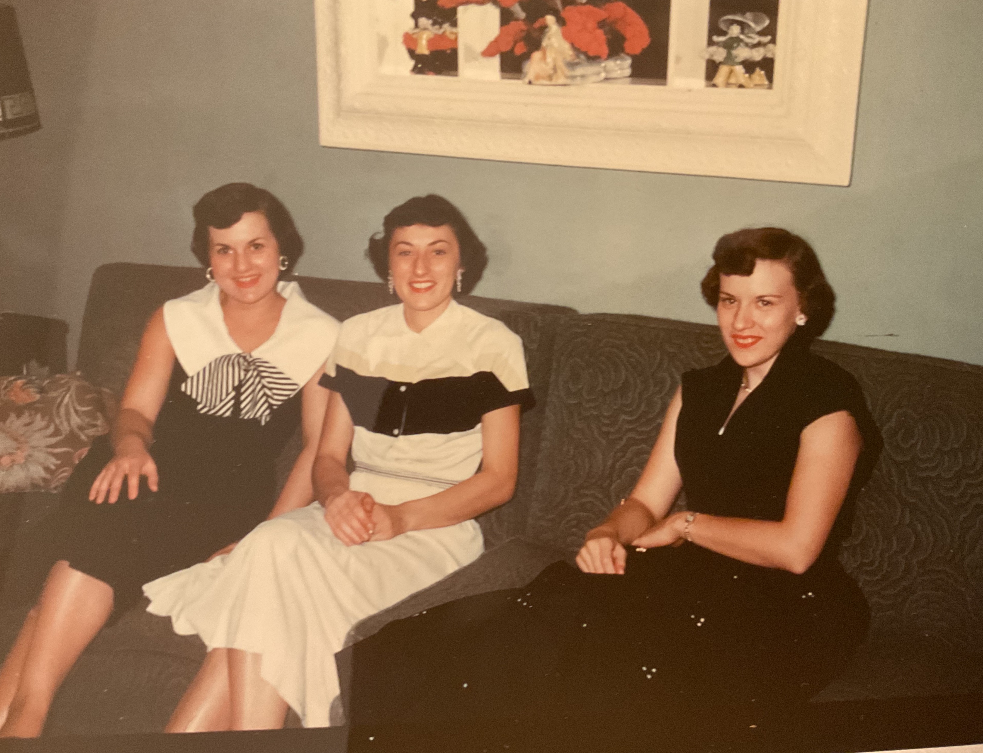 Elsie Marcucci, Agnes Schirm & ? 
Early 1950’s