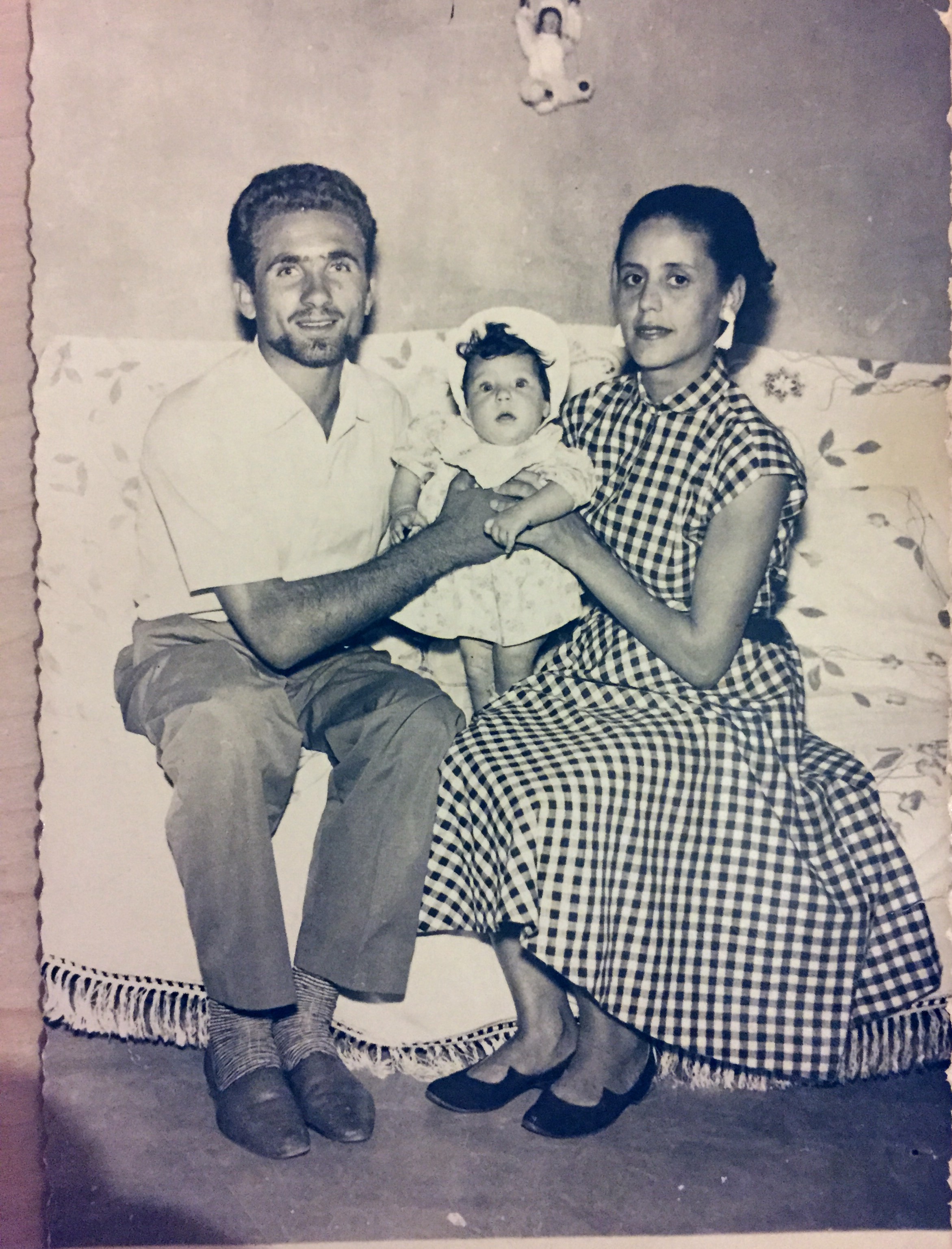 Mi sorella ed i miei genitori 1955. 