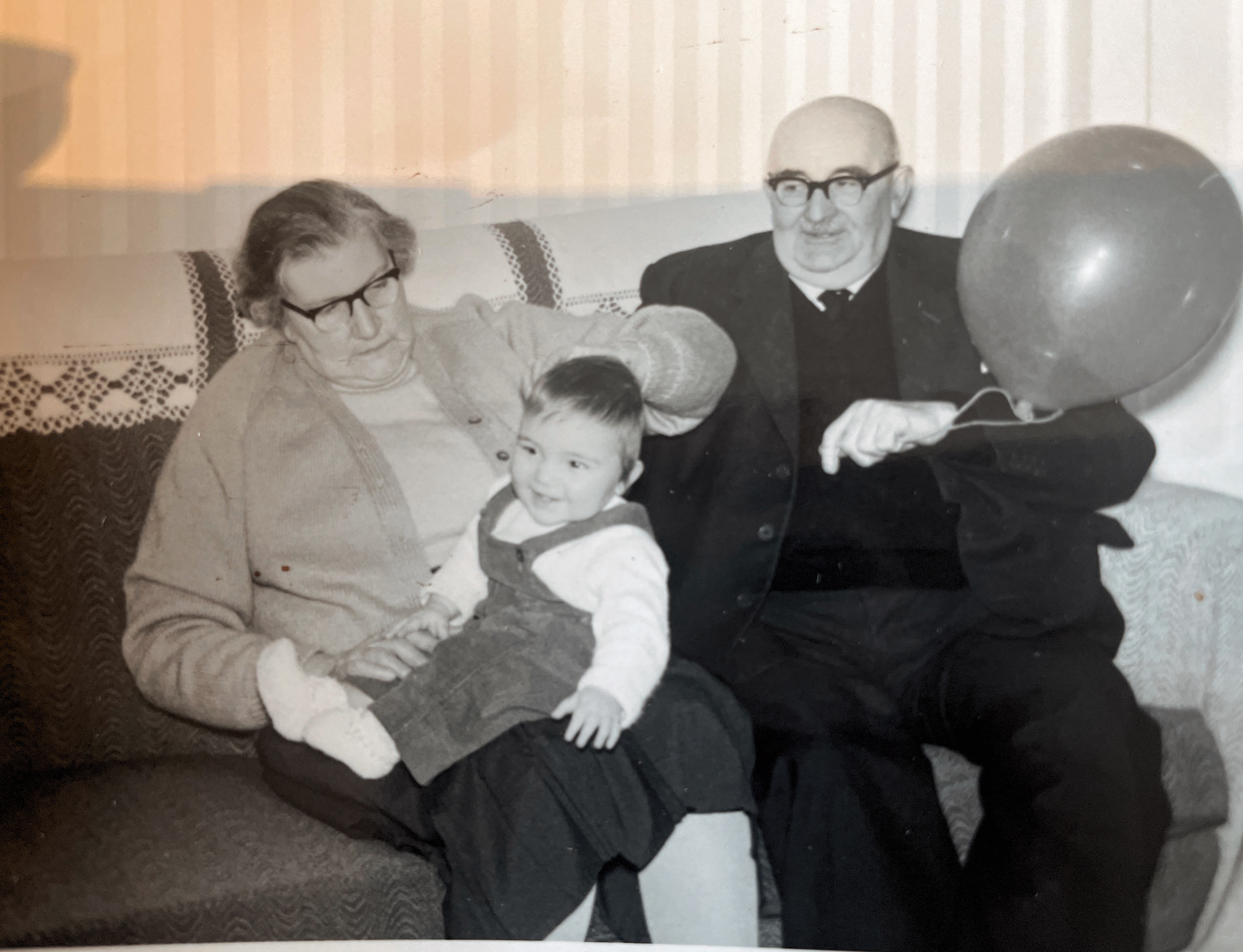1962 Mary and John Weatherall with baby Alan