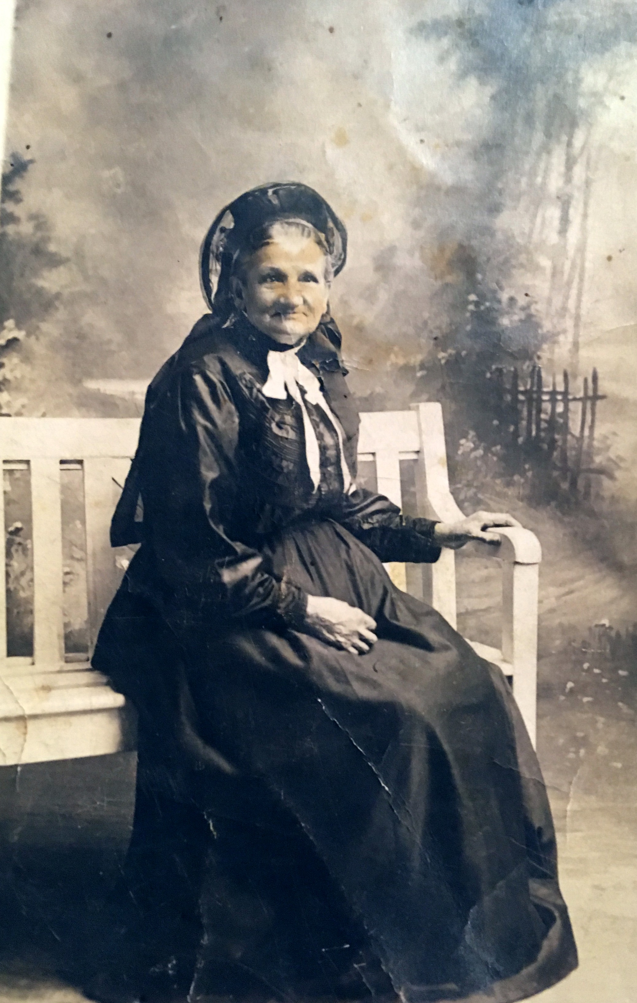 ELIZABETH ANN WEST NEE PYKE 1807 -1894 RICHARDS GRANDMOTHER