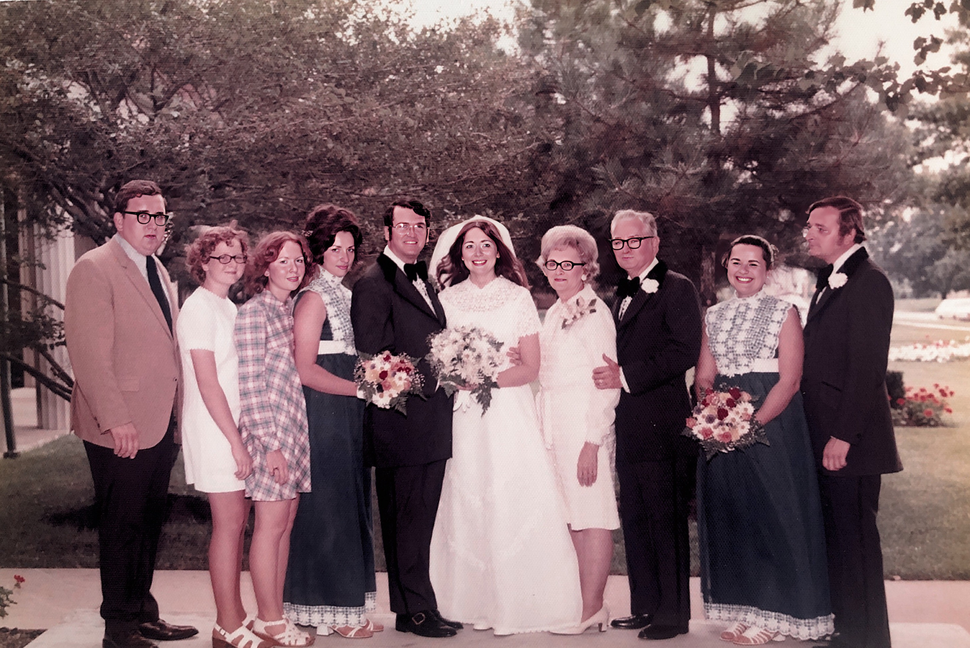 Wedding day. 8-19-1972