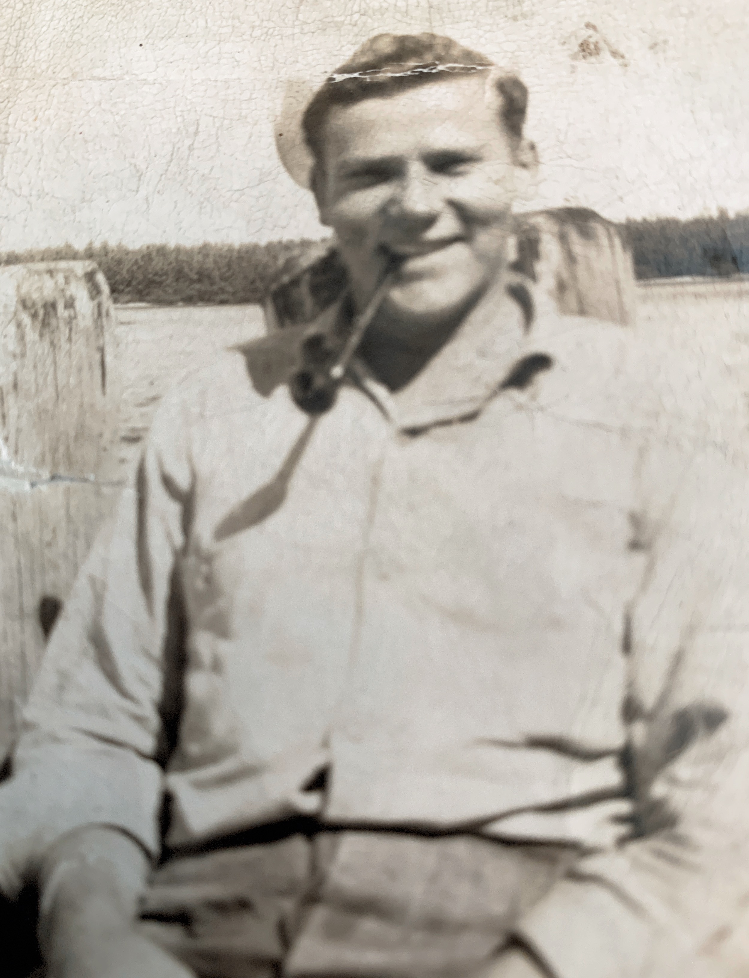 Robert Trindle (my dad, Bob) on his ship circa 1947