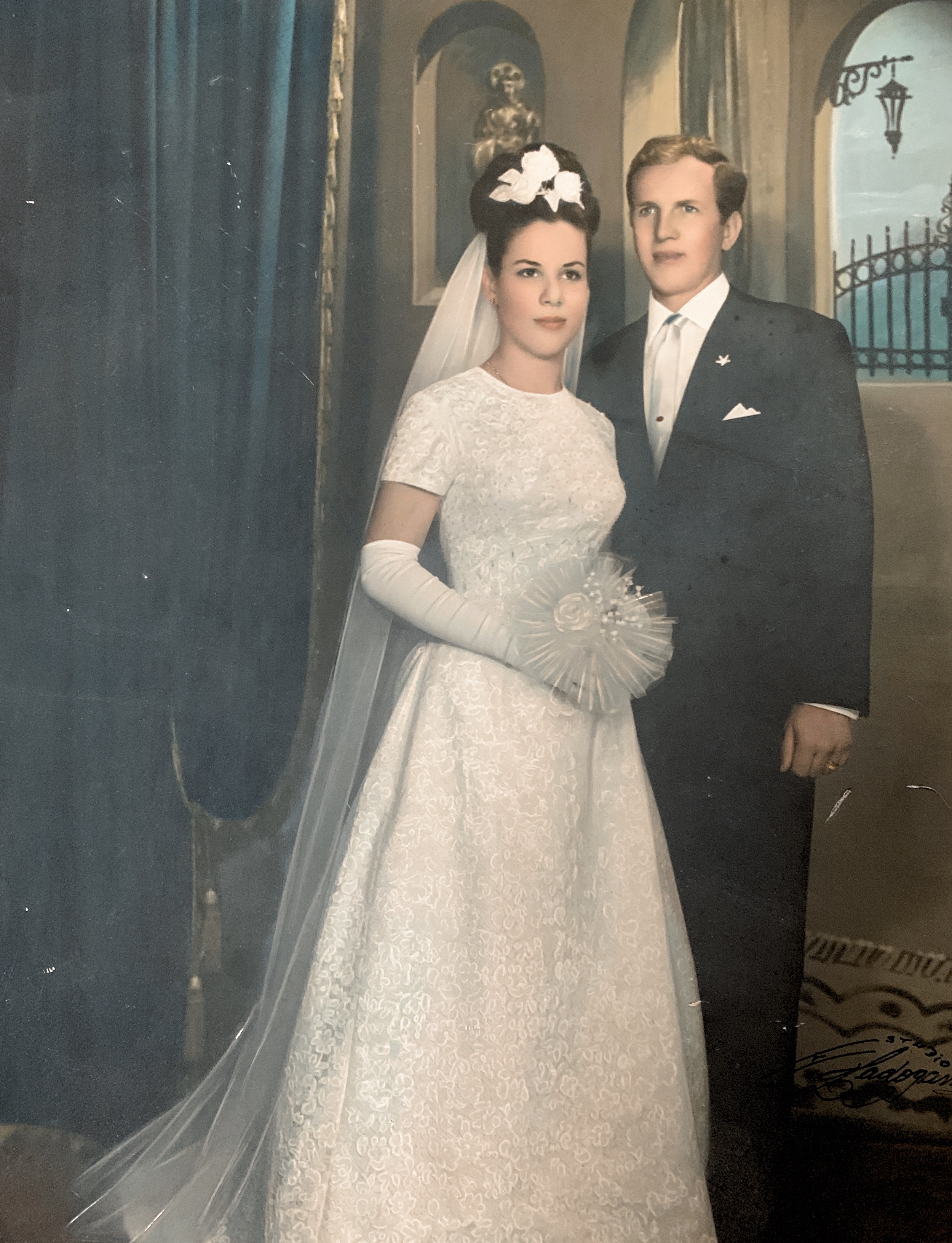 My parents on their wedding day back in Argentina, in the 1960’s
