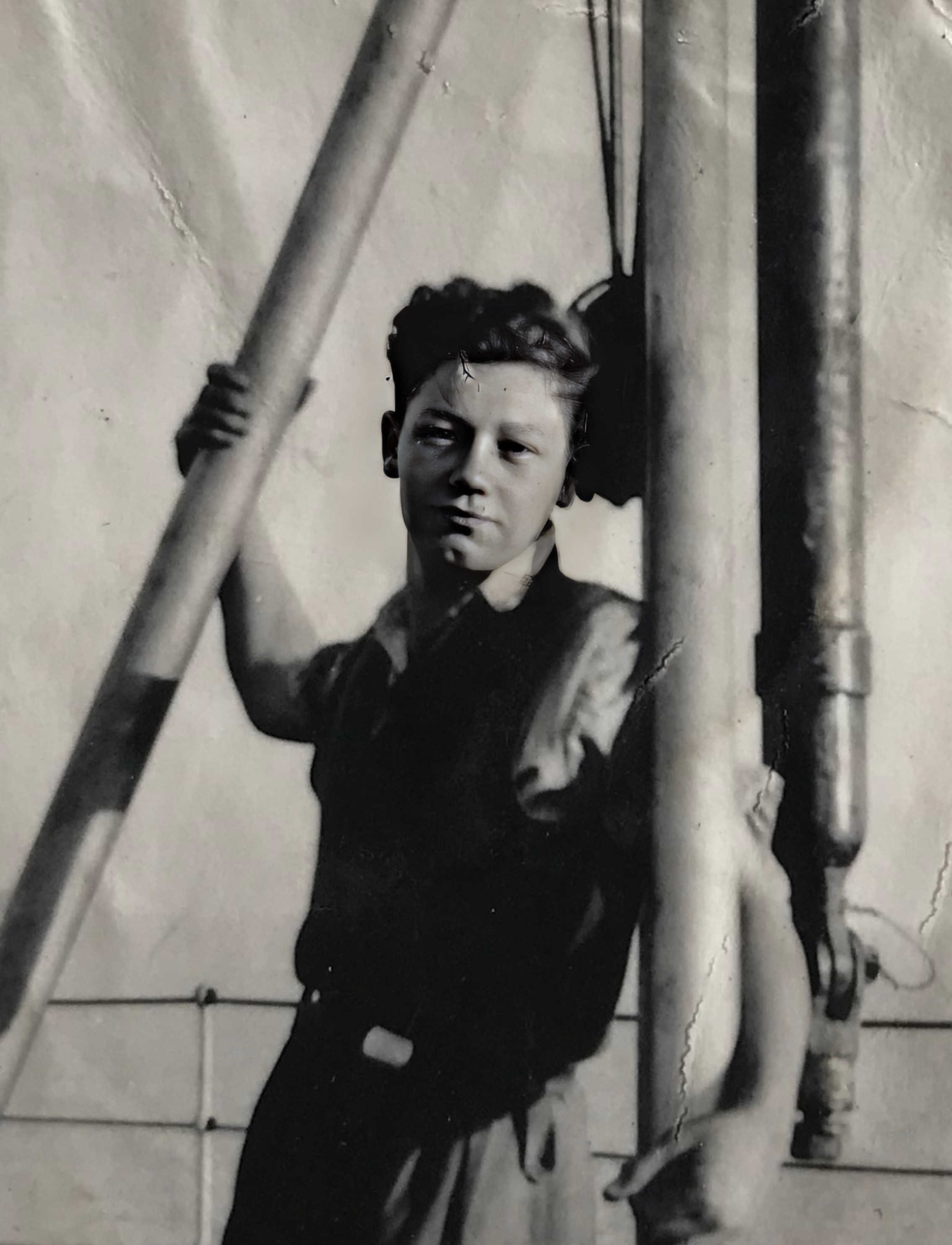 Brian Perren aged 18 in 1949